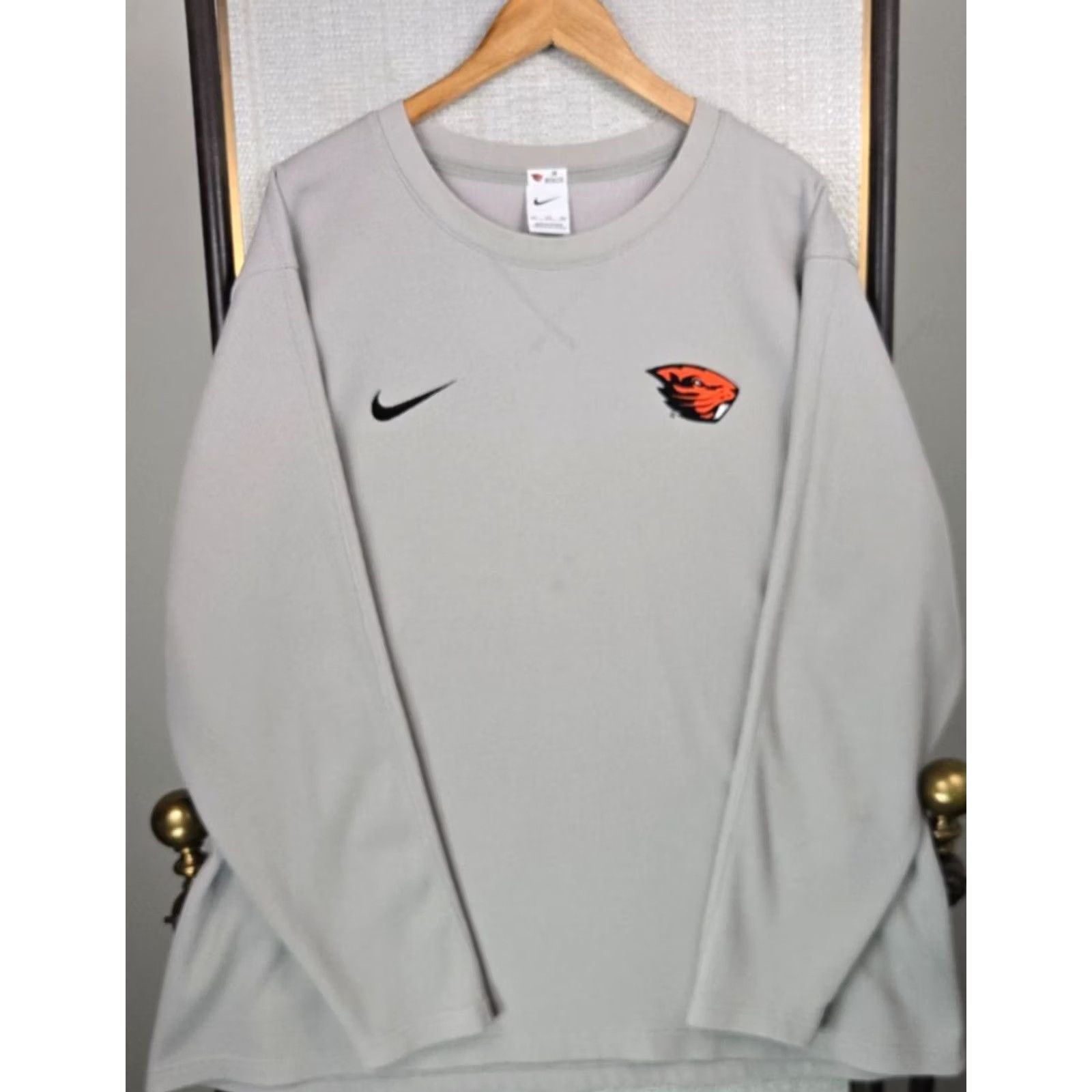 Nike Nike Oregon State Mens 3XL Team Issued O-Line Coach Performance Sweatshirt Size US XXL / EU 58 / 5 - 3 Thumbnail