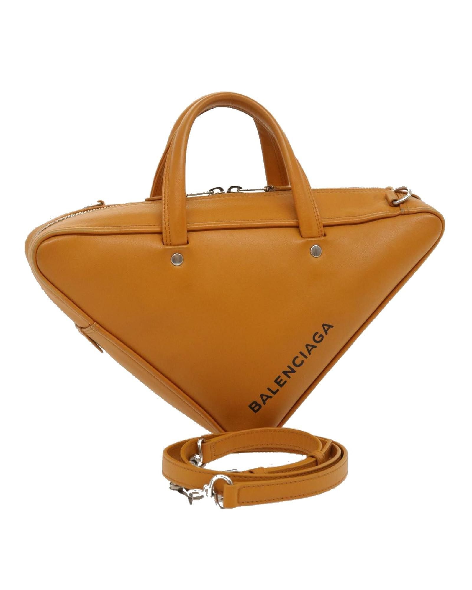 image of Balenciaga 2Way Shoulder Bag Hand Bag Leather Brown, Women's