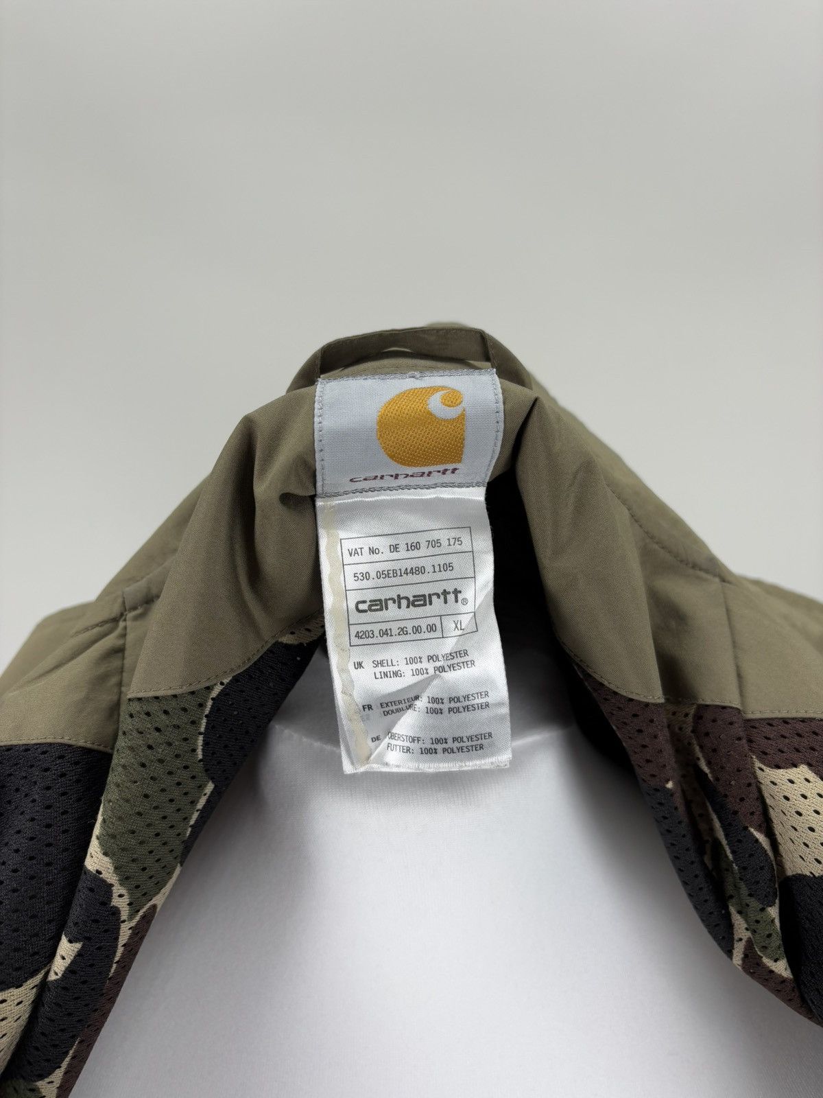 Carhartt Mens jacket windbreaker Carhartt Size XL Color Brown Size US XL / EU 56 / 4 - 9 Thumbnail