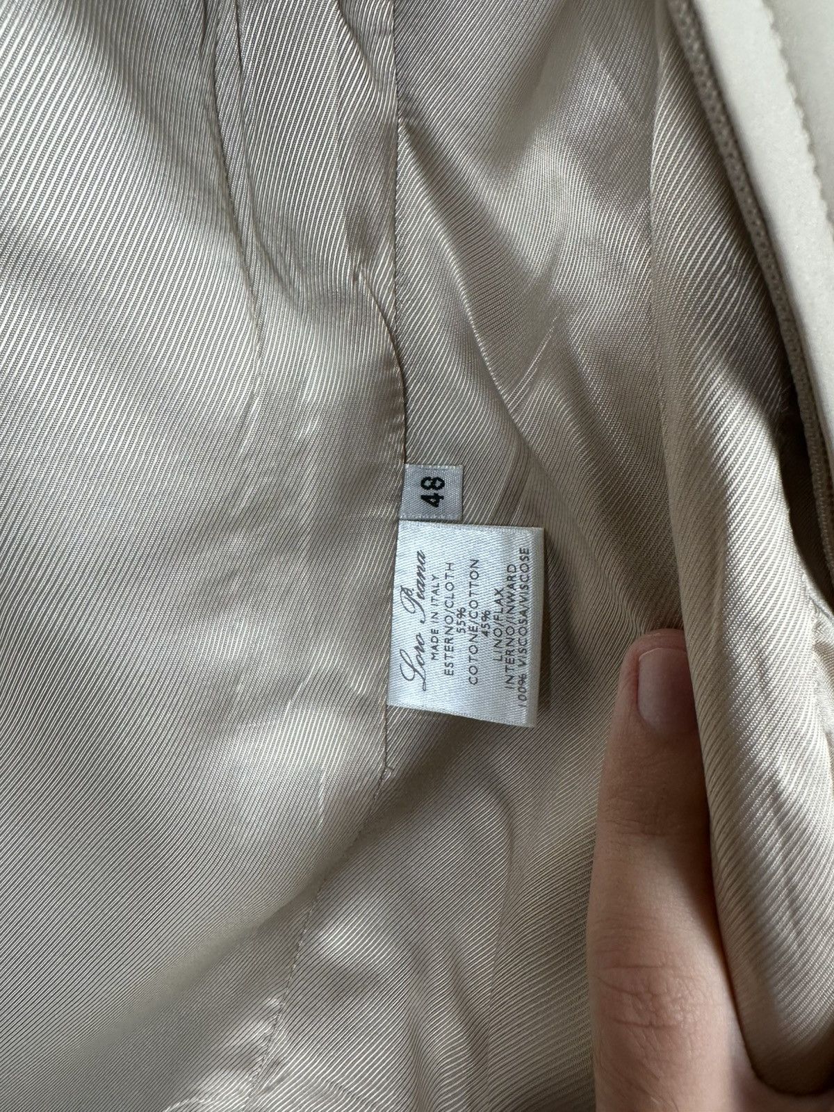 Loro Piana Loro Piana Camel/ Beige Blazer Jacket Size 48R - 7 Thumbnail