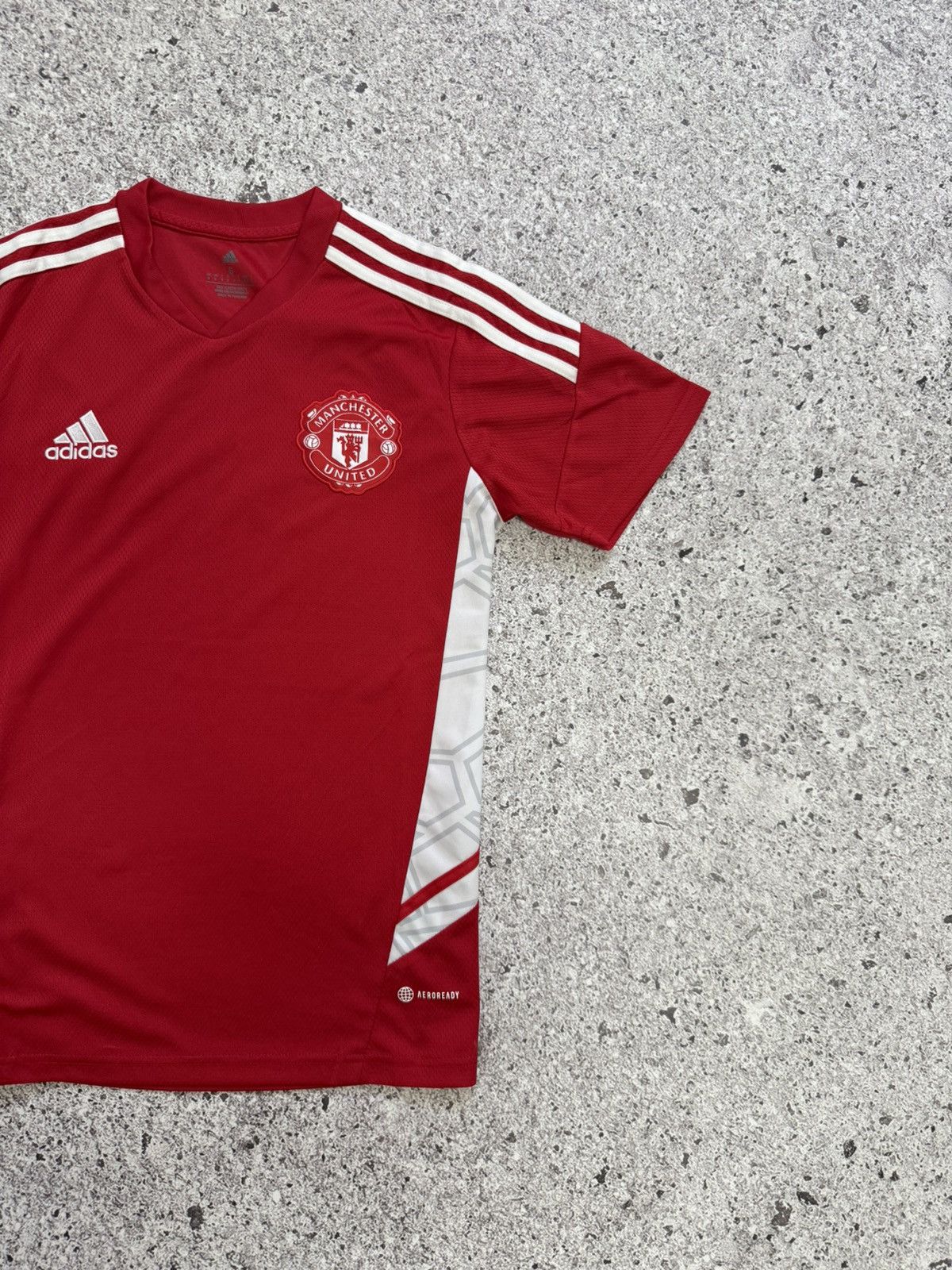 Adidas × Vintage Adidas Manchester United Training Football Soccer Jersey Size US S / EU 44-46 / 1 - 4 Thumbnail