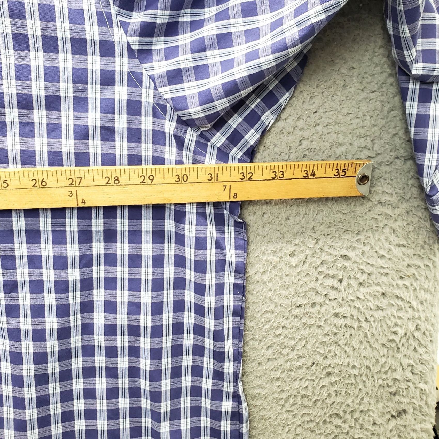 Izod IZOD Mens 4XB Multi Plaid Performance All-Over Stretch Comfort Button Down Shirt Mens Size 4XB Big & Tall Plaid Cotton Casual Outdoor Womens? Size US XXL / EU 58 / 5 - 4 Thumbnail