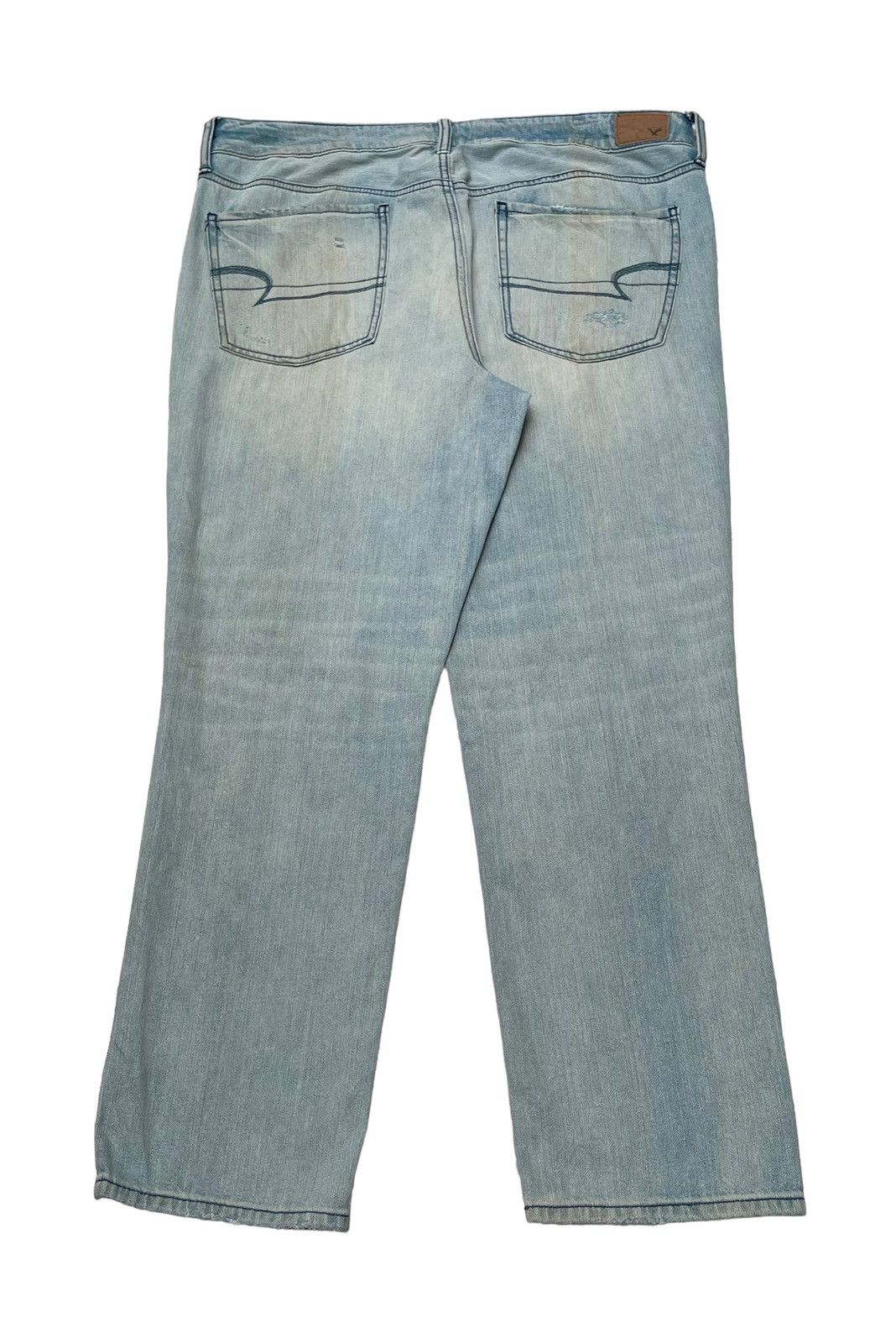 American Eagle Outfitters × Vintage Vintage American Eagle Outfitters Distressed Jeans 2000s Size US 38 / EU 54 - 2 Thumbnail