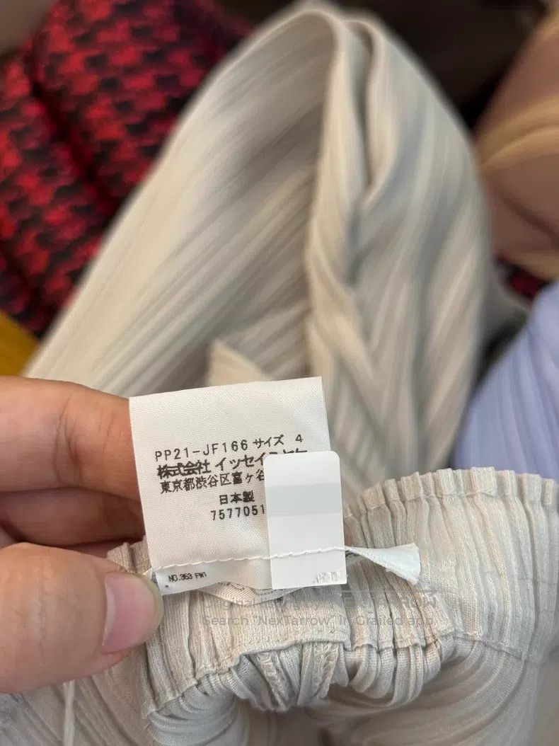 Issey Miyake Issey Miyake Straight Pants Beige Size 26" / US 2 / IT 38 - 5 Thumbnail