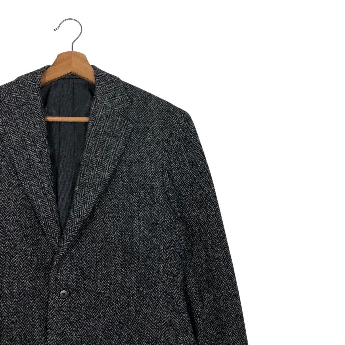 Harris Tweed 📌Vintage Wool Jacket Harris Tweed Double Breast Herringbone Size US M / EU 48-50 / 2 - 7 Thumbnail