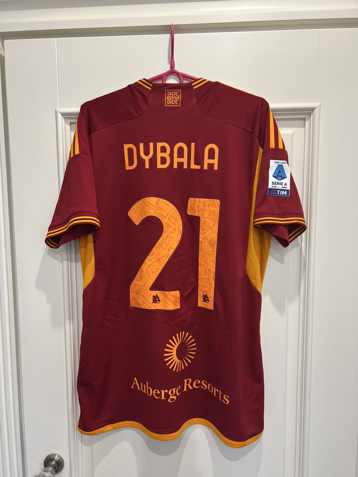 Adidas As Roma adidas Dybala Jersey soccer italian Calcio Size US L / EU 52-54 / 3 - 4 Thumbnail