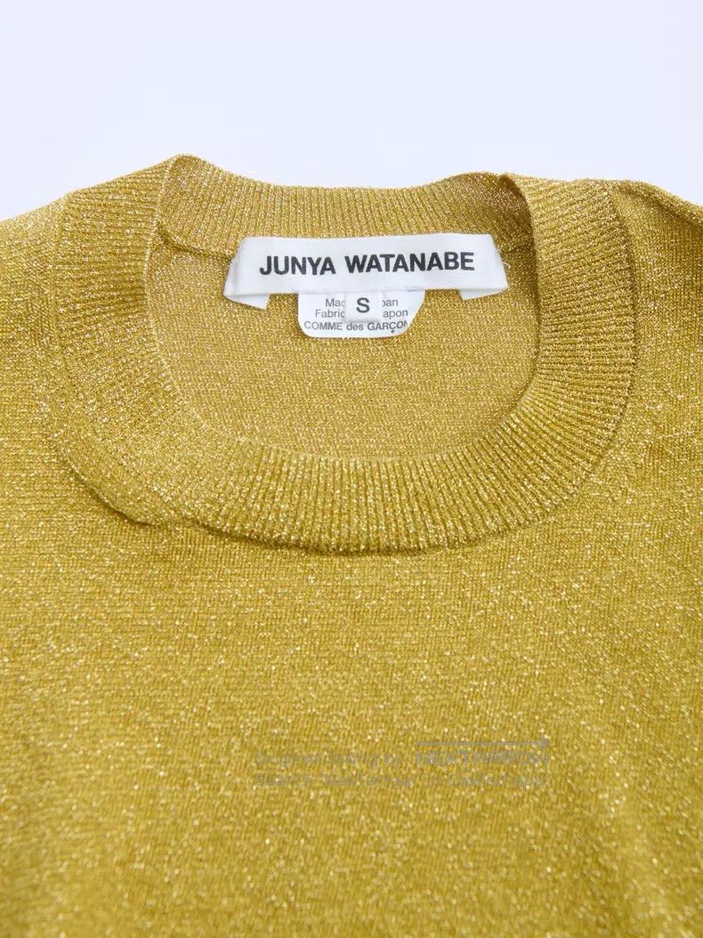 Junya Watanabe Junya Watanabe Metallic Knit Asymmetric Top Size S / US 4 / IT 40 - 8 Thumbnail