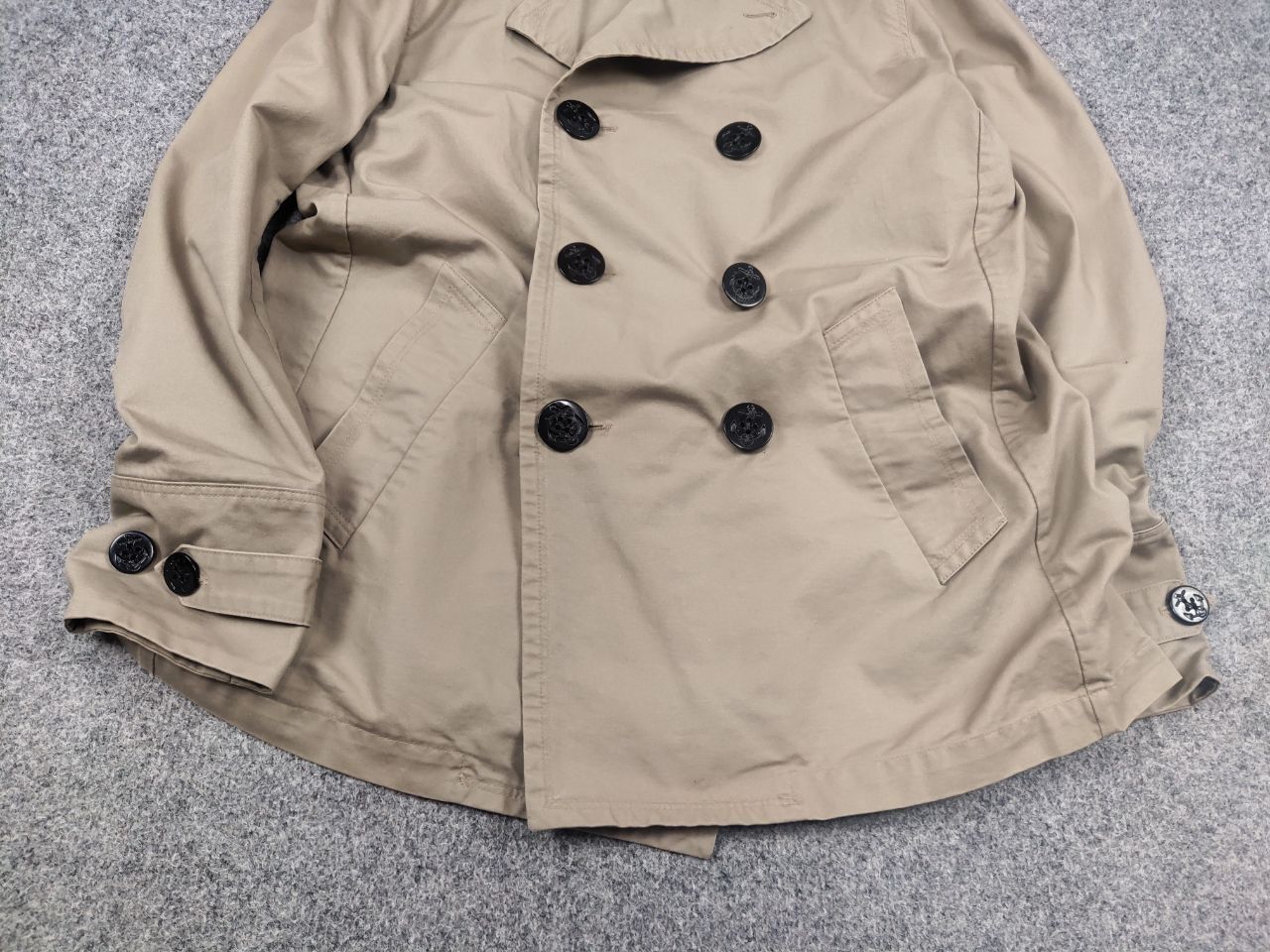 Paul Smith Vintage Paul Smith Design Double-breasted Canvas coat Jacket Size US L / EU 52-54 / 3 - 6 Thumbnail
