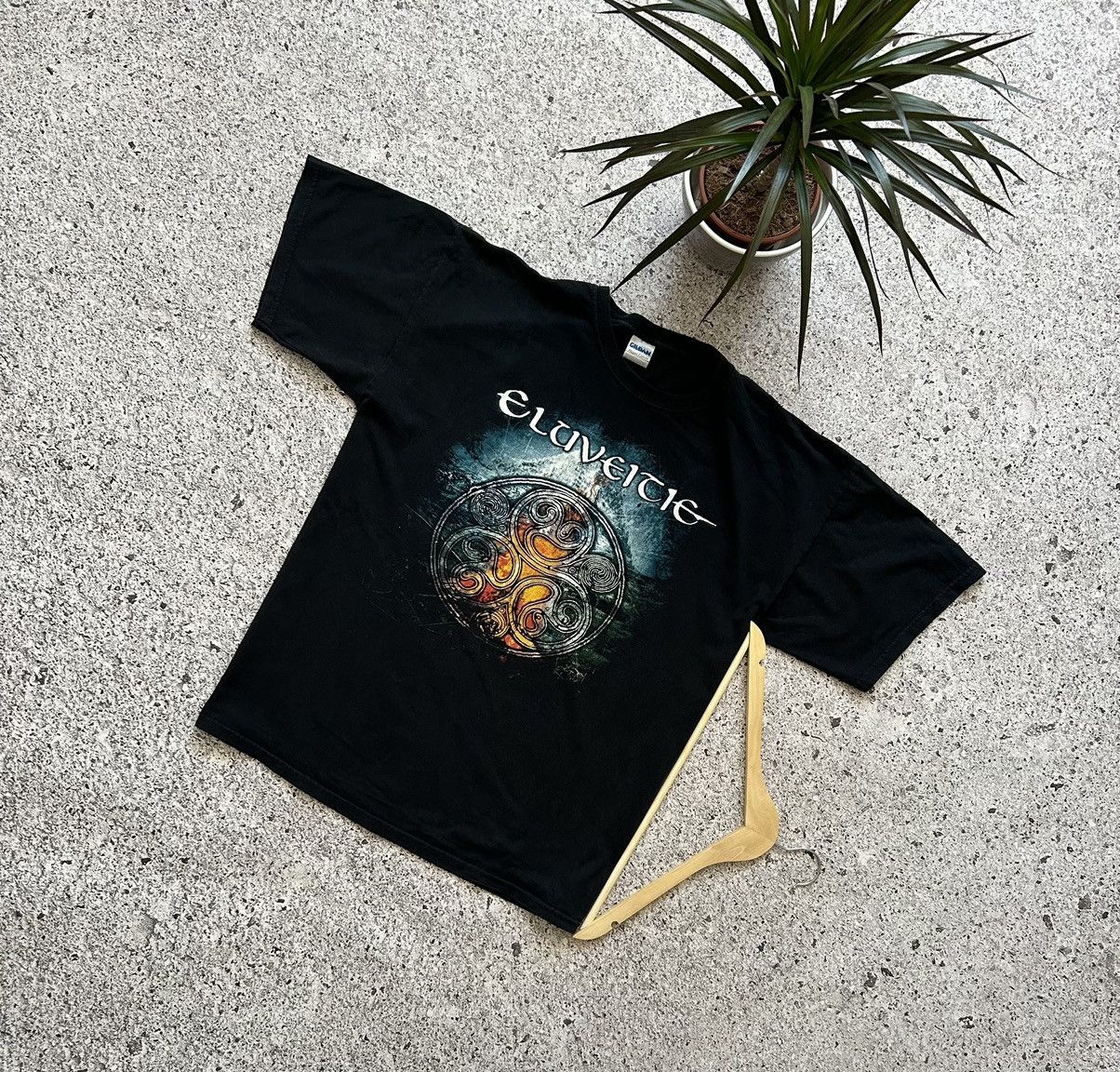 Band Tees × Vintage Vintage Eluveitie Band Rock Metal Promo Album T-Shirt Size US XL / EU 56 / 4 - 2 Thumbnail