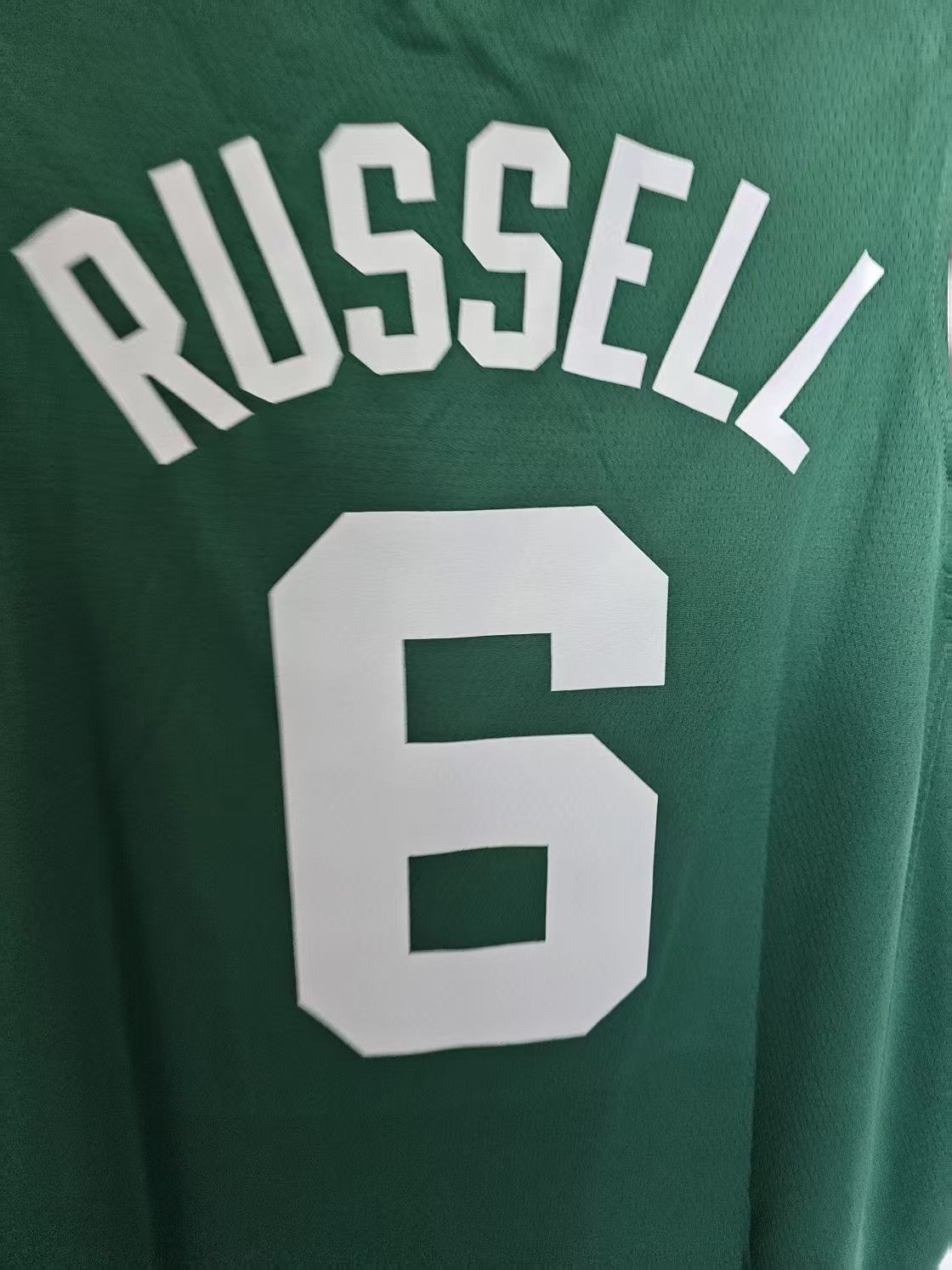 NBA Boston Celtics 6 Bill Russell Jersey Stitched Size US M / EU 48-50 / 2 - 4 Thumbnail