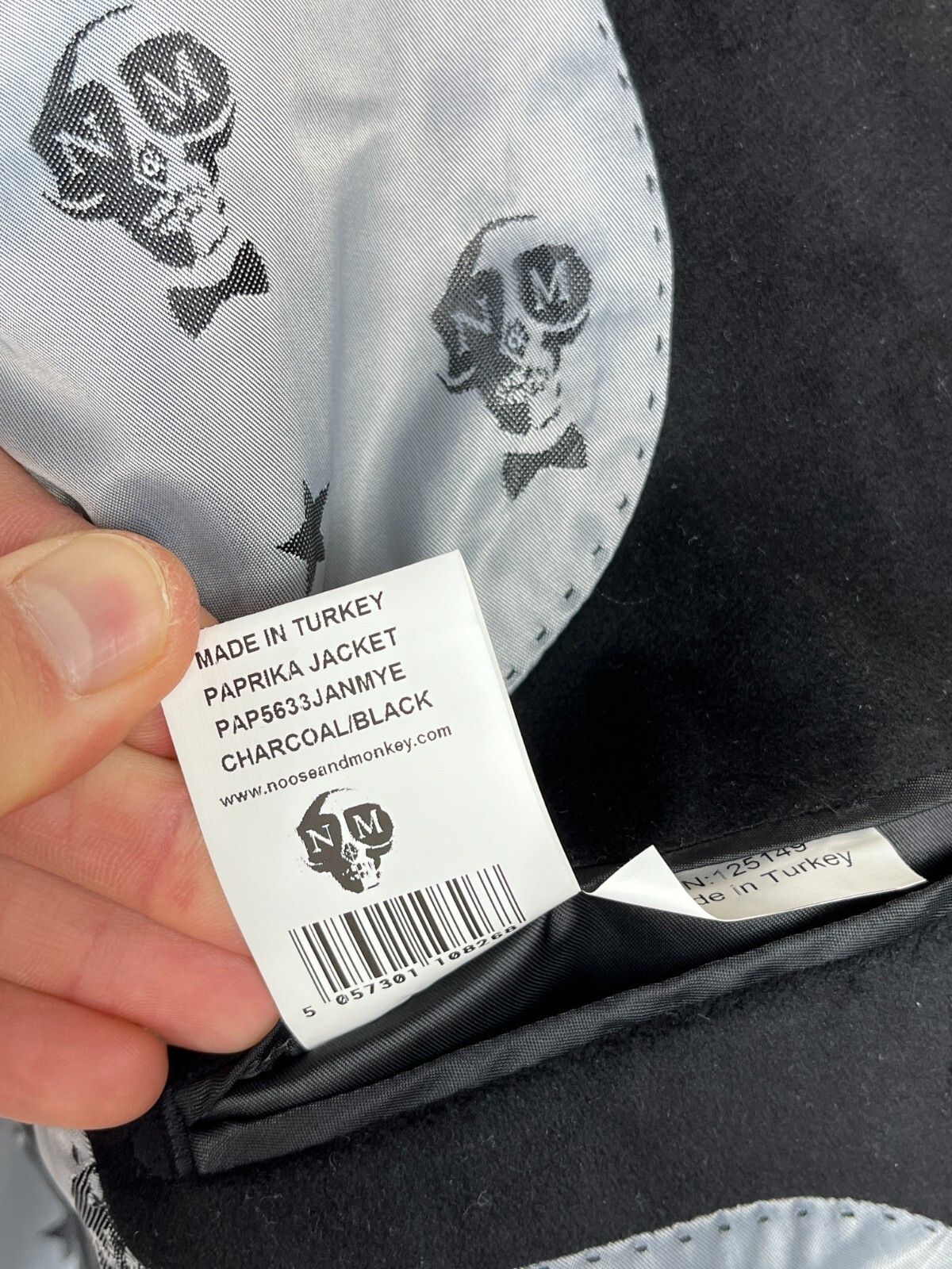 Noose & Monkey Noose & Monkey Paprika Jacket Floral Black Velvet Blazer Size US M / EU 48-50 / 2 - 9 Thumbnail