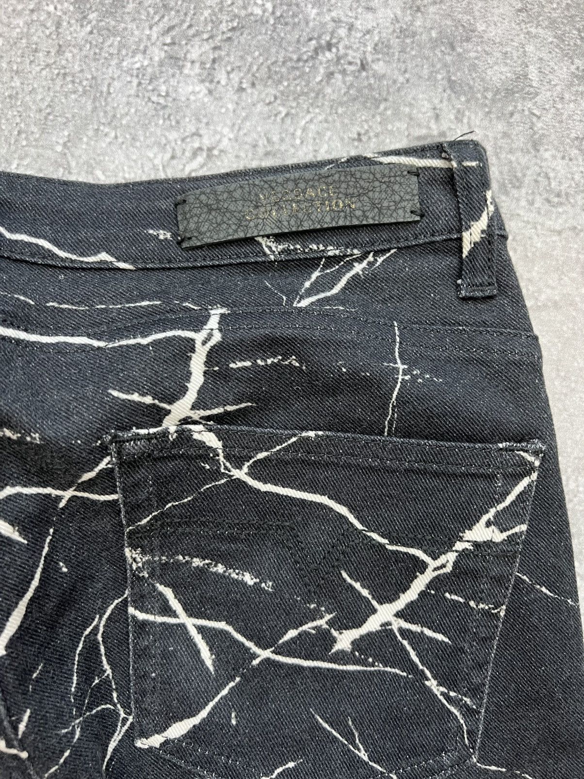 Versace Versace Black Womens Pants Jeans Denim Black Basic Size 28" / US 6 / IT 42 - 3 Thumbnail
