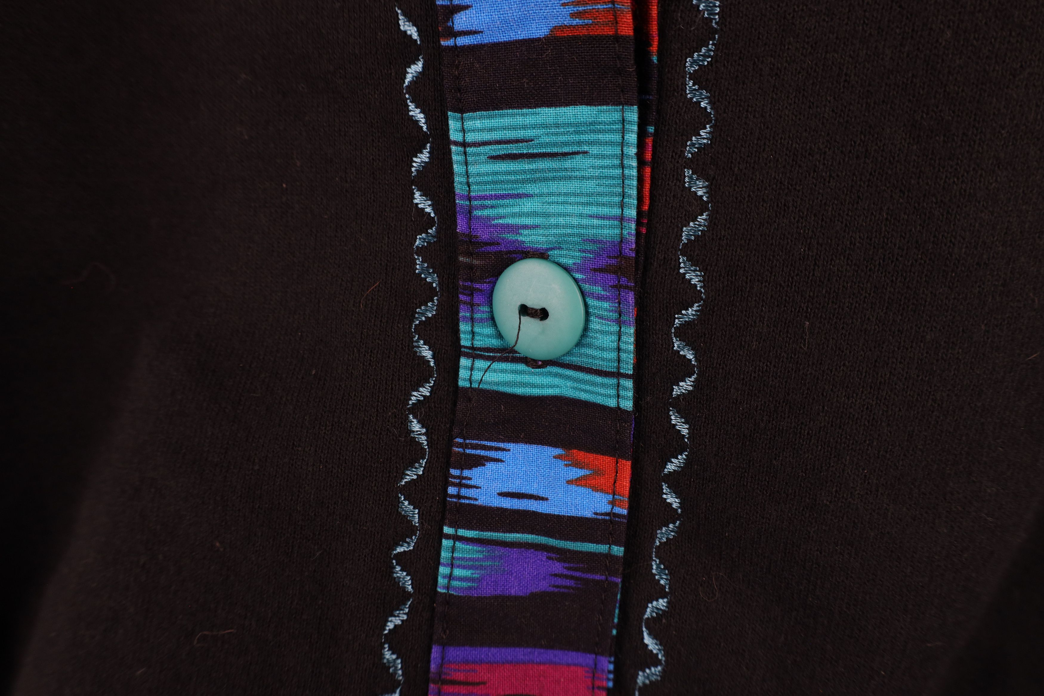 Vintage Vintage 90s Streetwear Southwestern Cardigan Sweatshirt USA Size XXL / US 16-18 / IT 52-54 - 8 Thumbnail