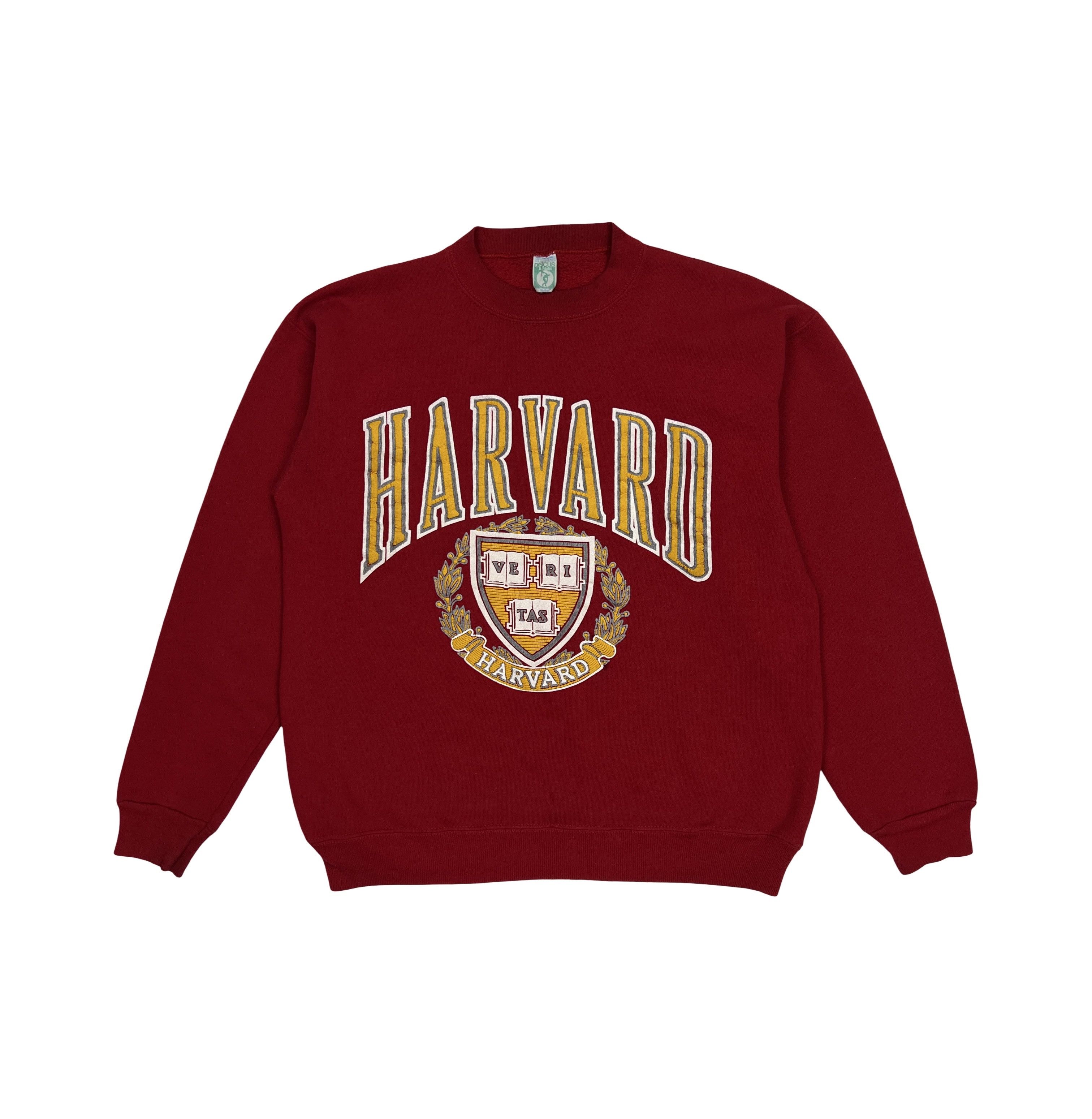 Vintage Vintage Harvard University Discus Athletics USA Sweatshirt Size US S / EU 44-46 / 1 - 1 Thumbnail