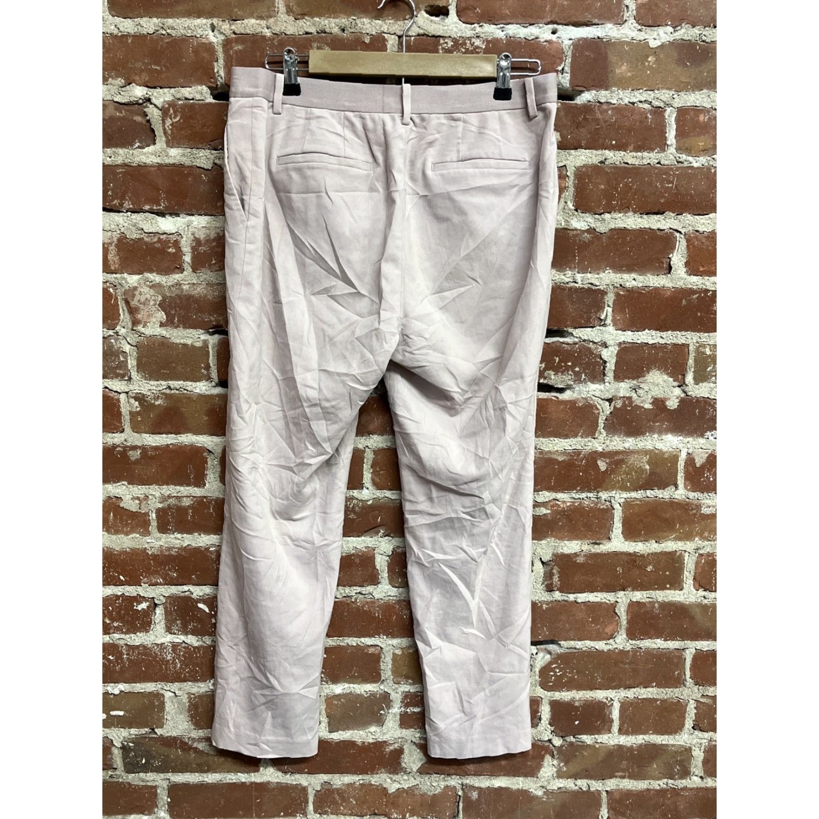 Uniqlo Uniqlo Womens Pink Pull On Pants Size L Regular Stretch Comfort Dress Pants Womens/L Size 36" / US 14 / IT 50 - 2 Thumbnail