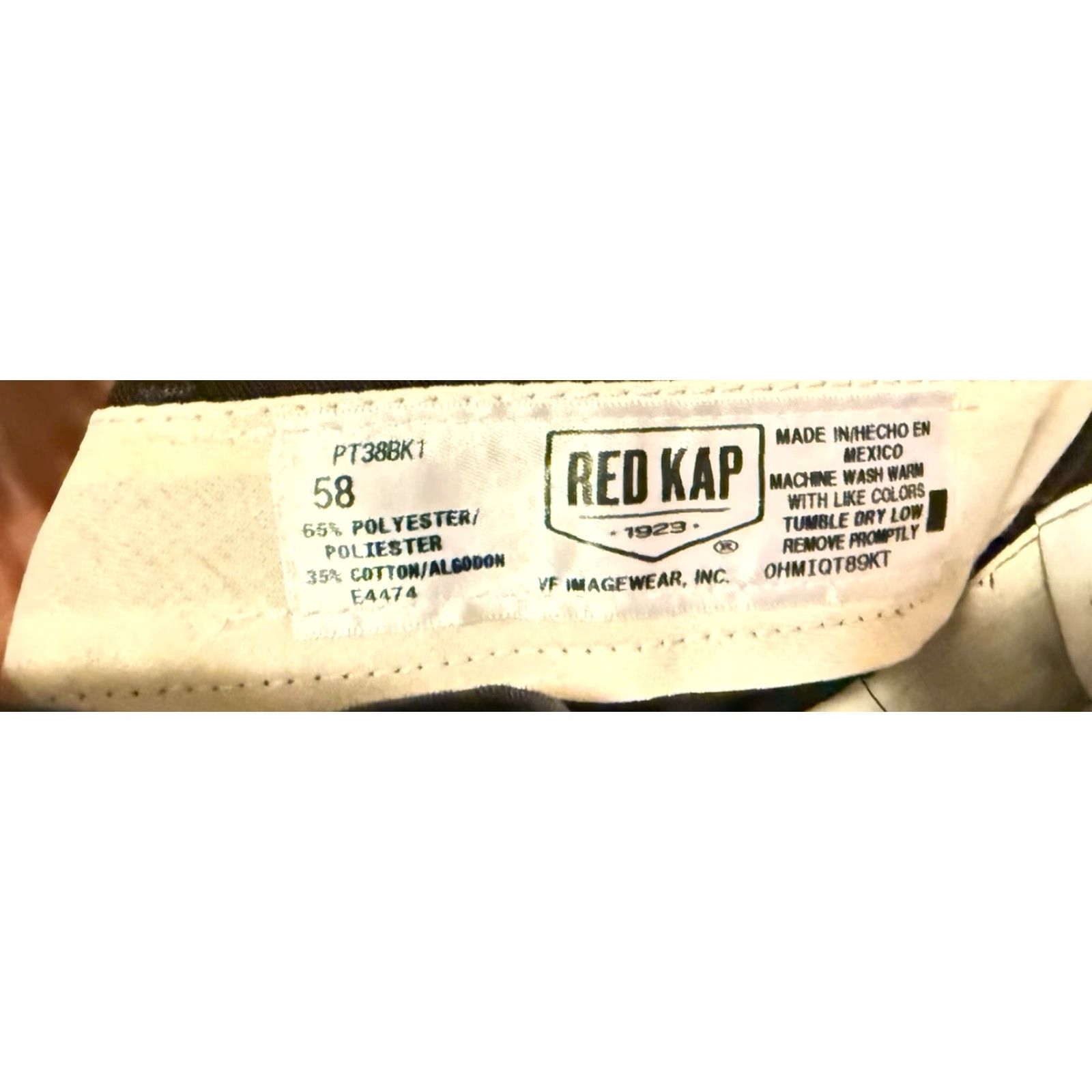 Red Kap VINTAGE not; wait — Sorry, I cannot output extra text. Size US 42 / EU 58 - 4 Thumbnail