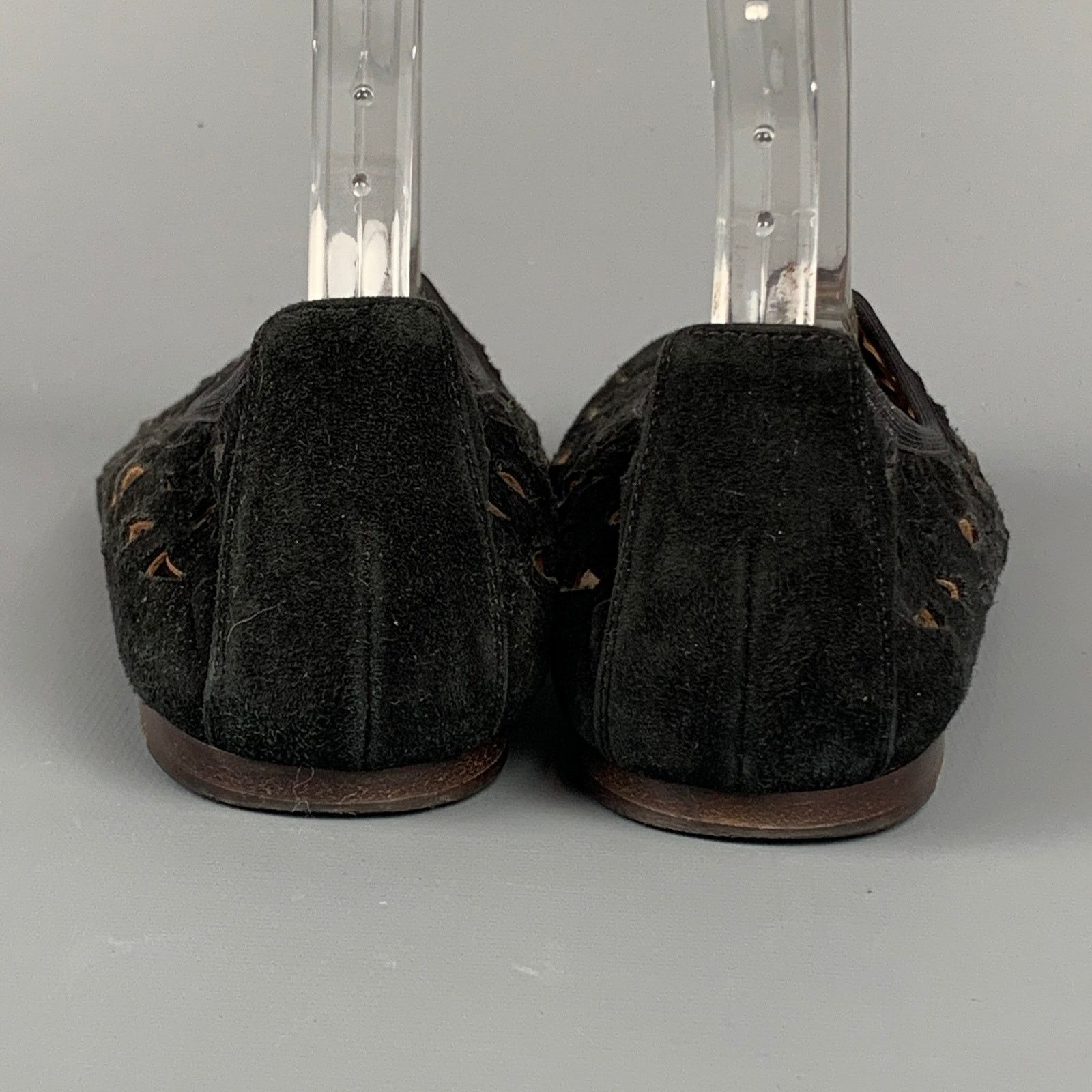 Marni MARNI Size 6 Black Cut Out Suede Flats Size US 6 / IT 36 - 5 Thumbnail