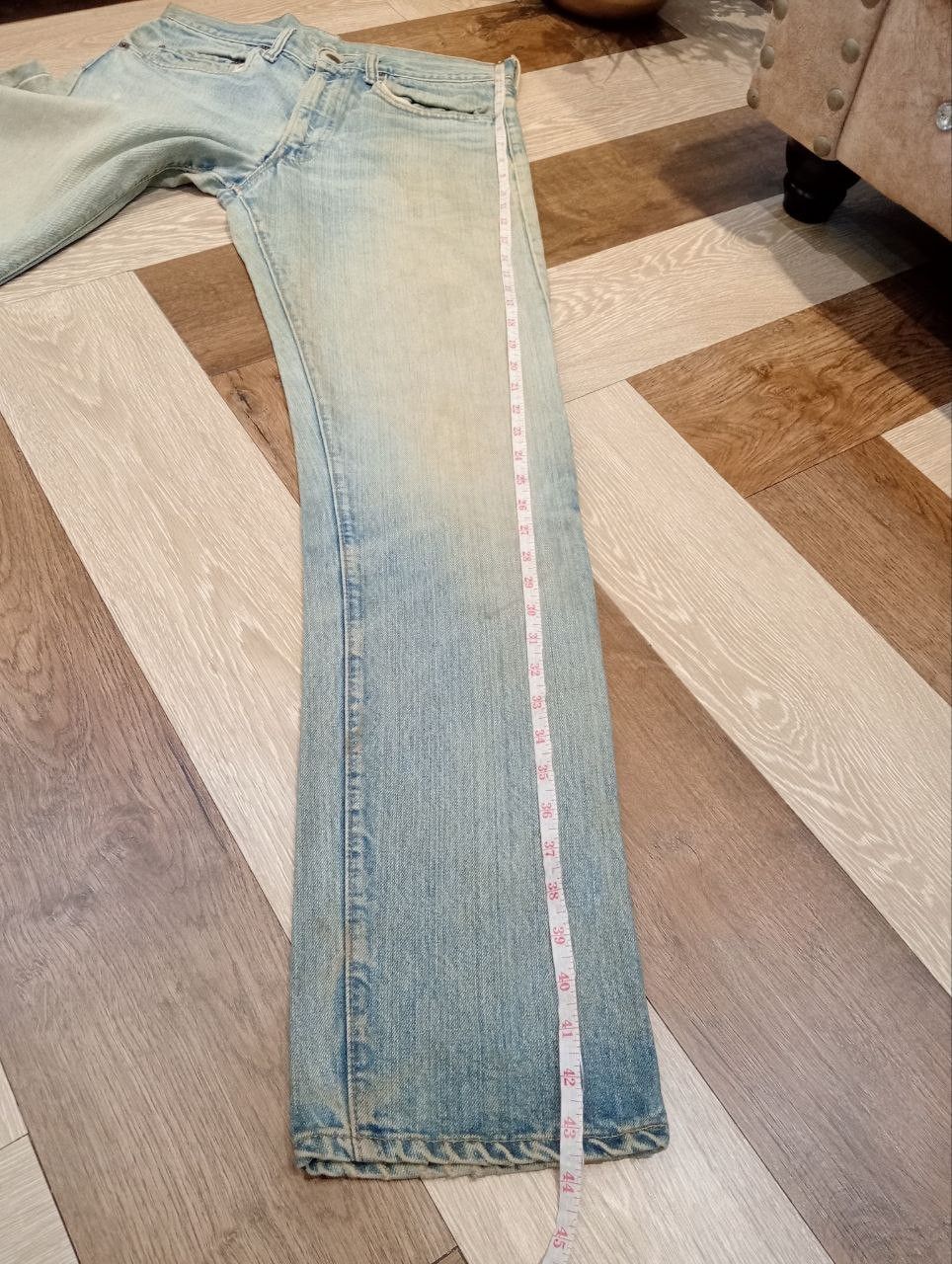 Levi's LEVI'S VINTAGE 505-0217 TOP BUTTON #8 DISTRESSED DENIM PANTS Size US 32 / EU 48 - 19 Thumbnail