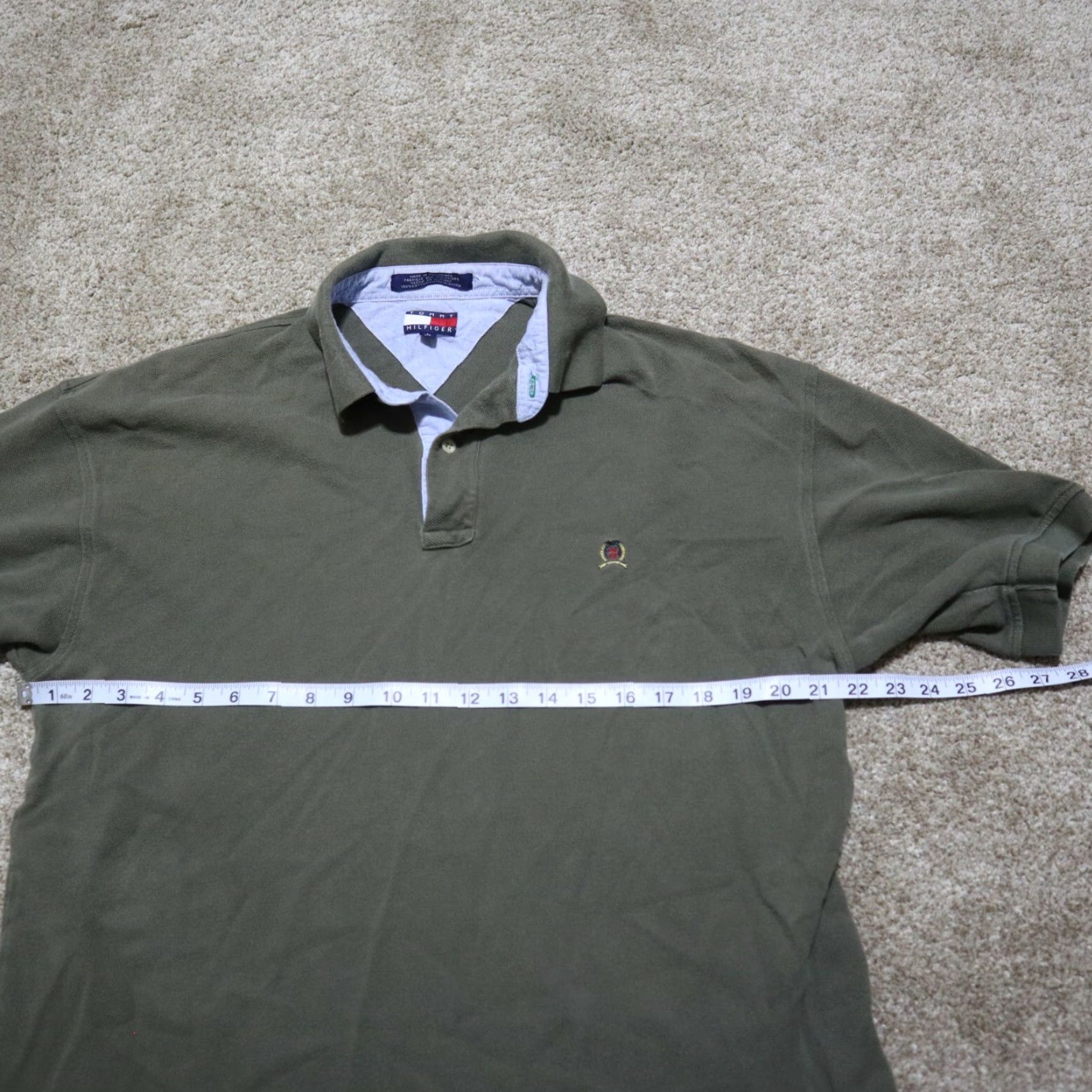 Tommy Hilfiger Tommy Hilfiger Golf Polo Shirt Brown Beige Cotton 100% Size Large L Mens Shirt Polo Beige Golf 90s Merch Size US L / EU 52-54 / 3 - 5 Thumbnail