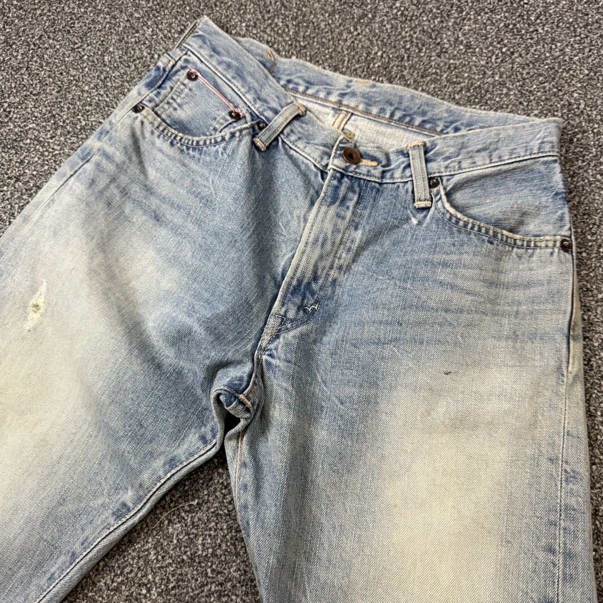 If Six Was Nine 🔥🇯🇵 Vintage 90s Japanese Flared Edwin 505 Selvedge Denim Size US 29 - 3 Thumbnail