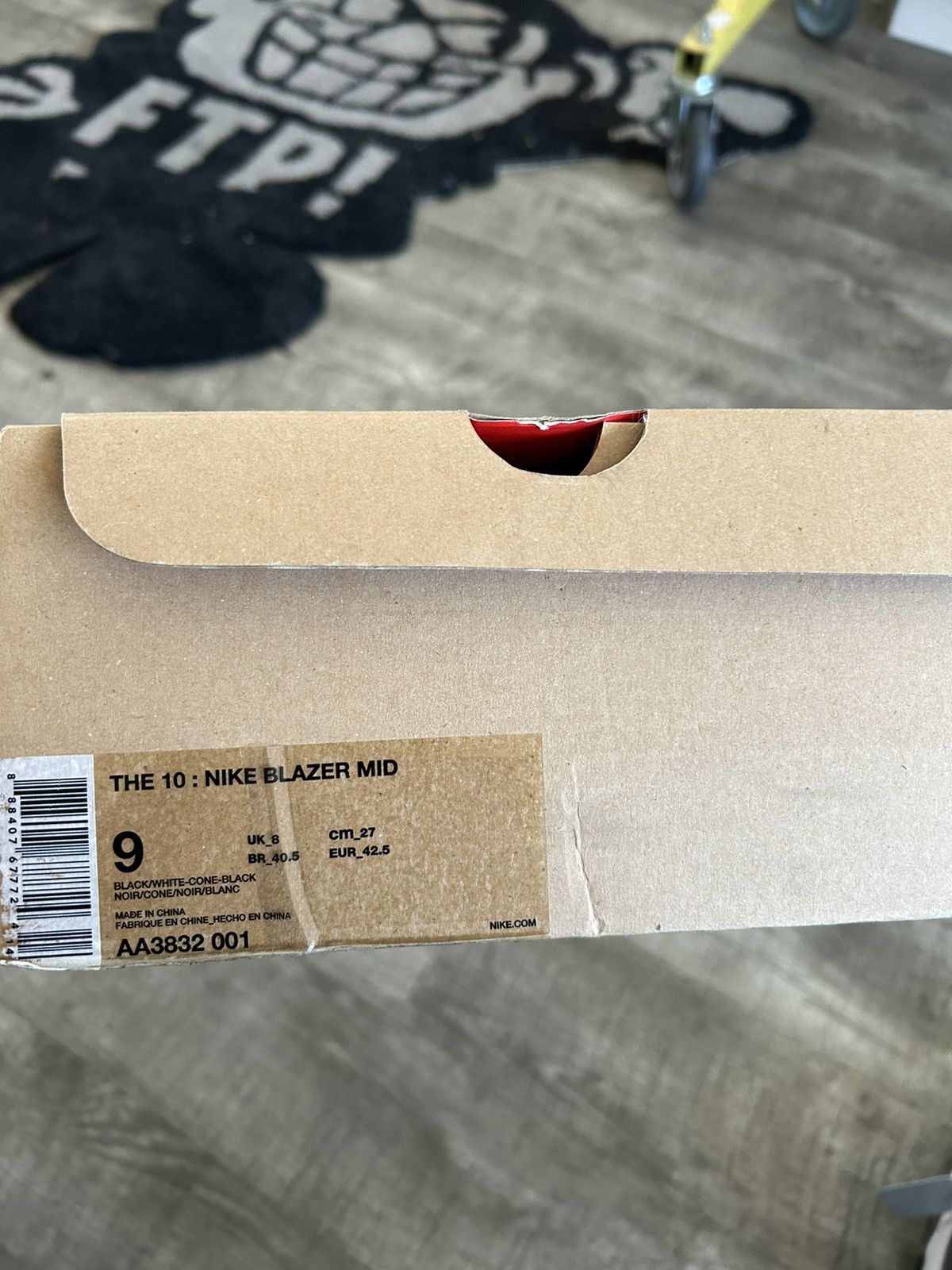 Nike × Off-White 2018 The Ten Blazer High Grim Reaper SZ 9 Size US 9 / EU 42 - 12 Thumbnail
