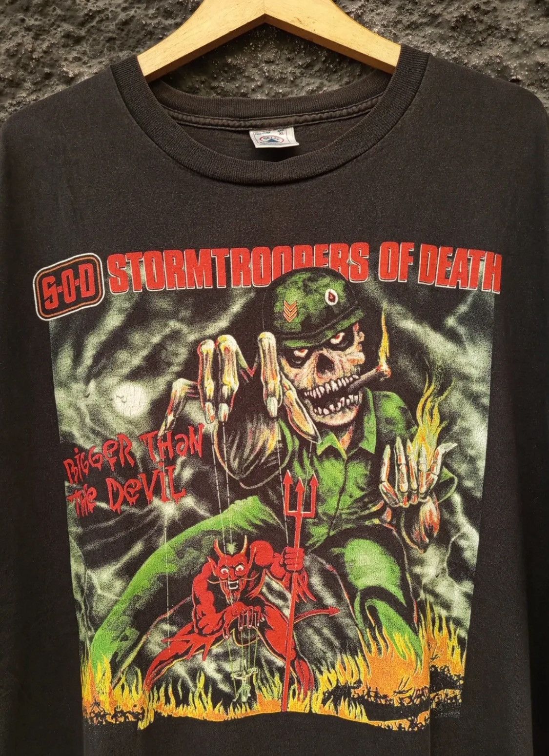Vintage Vintage Stromtroopers Of death Band T-Shirt Size US XL / EU 56 / 4 - 2 Thumbnail