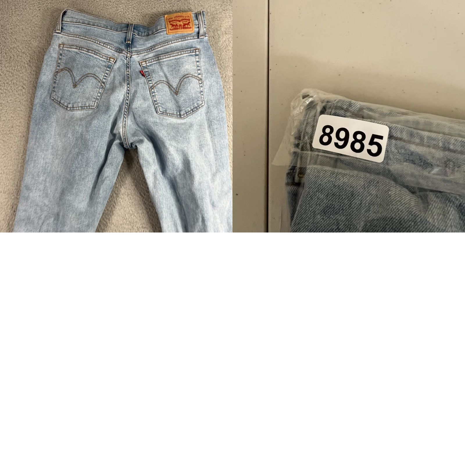 Levi's Levi’s Jeans Women’s Size 31 Wedgie Straight Button Fly Blue Denim Size 24" / US 00 / IT 34 - 9 Thumbnail