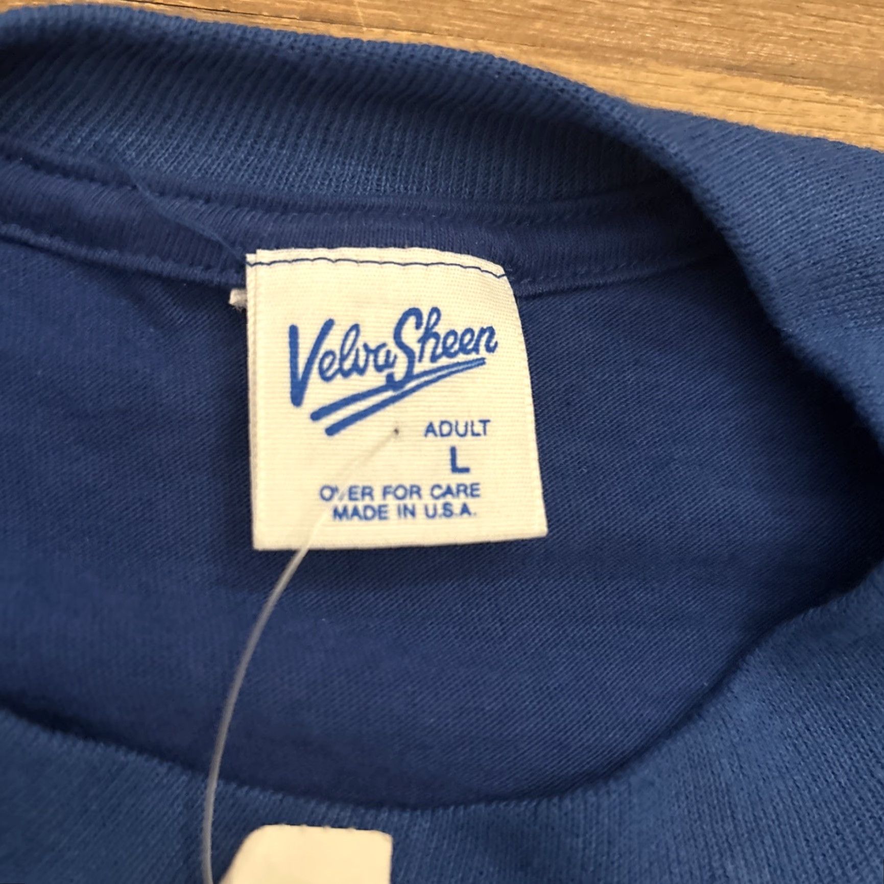 Velva Sheen VINTAGE Walt Disney Company Florida Basketball Shirt Adult L Blue 90s Mens Size US L / EU 52-54 / 3 - 4 Thumbnail