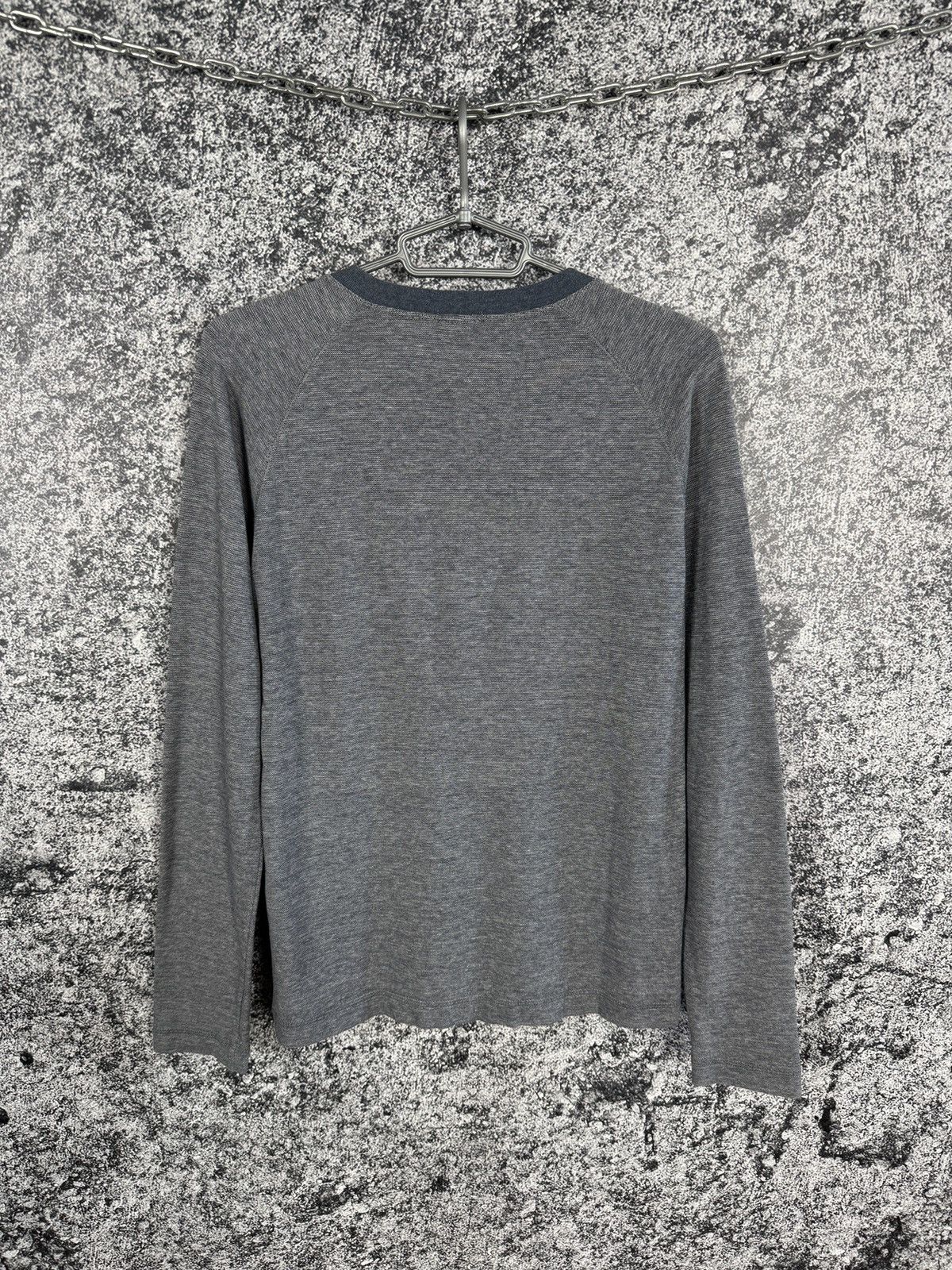 Hugo Boss BOSS Hugo Boss Long Sleeve Henley Shirt Slim Fit Size M Size US M / EU 48-50 / 2 - 12 Thumbnail