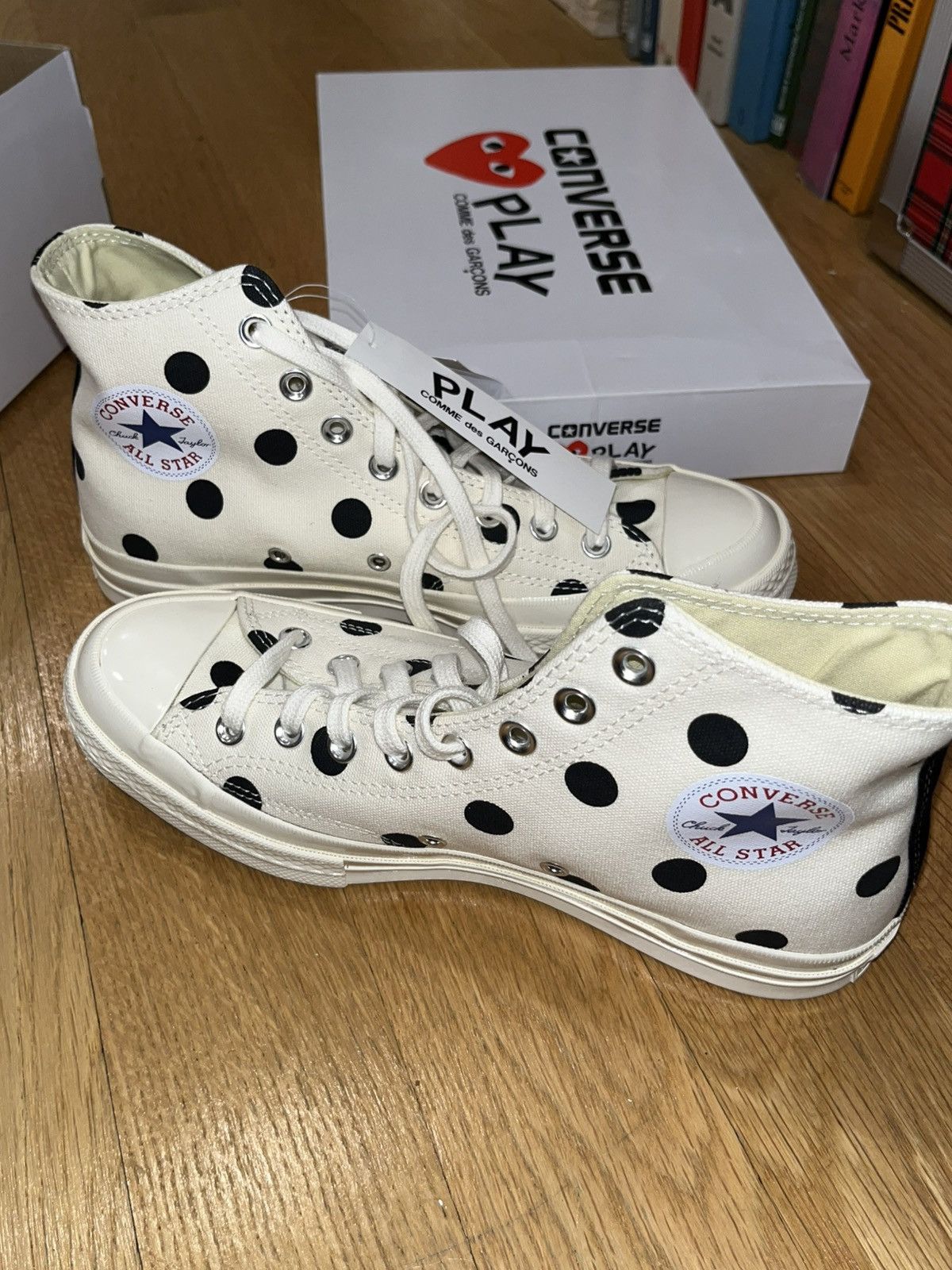 Comme des Garcons PLAY × Converse Comme des garcons Play x Converse Chuck 70 polka dot Size US 8 / EU 41 - 2 Thumbnail