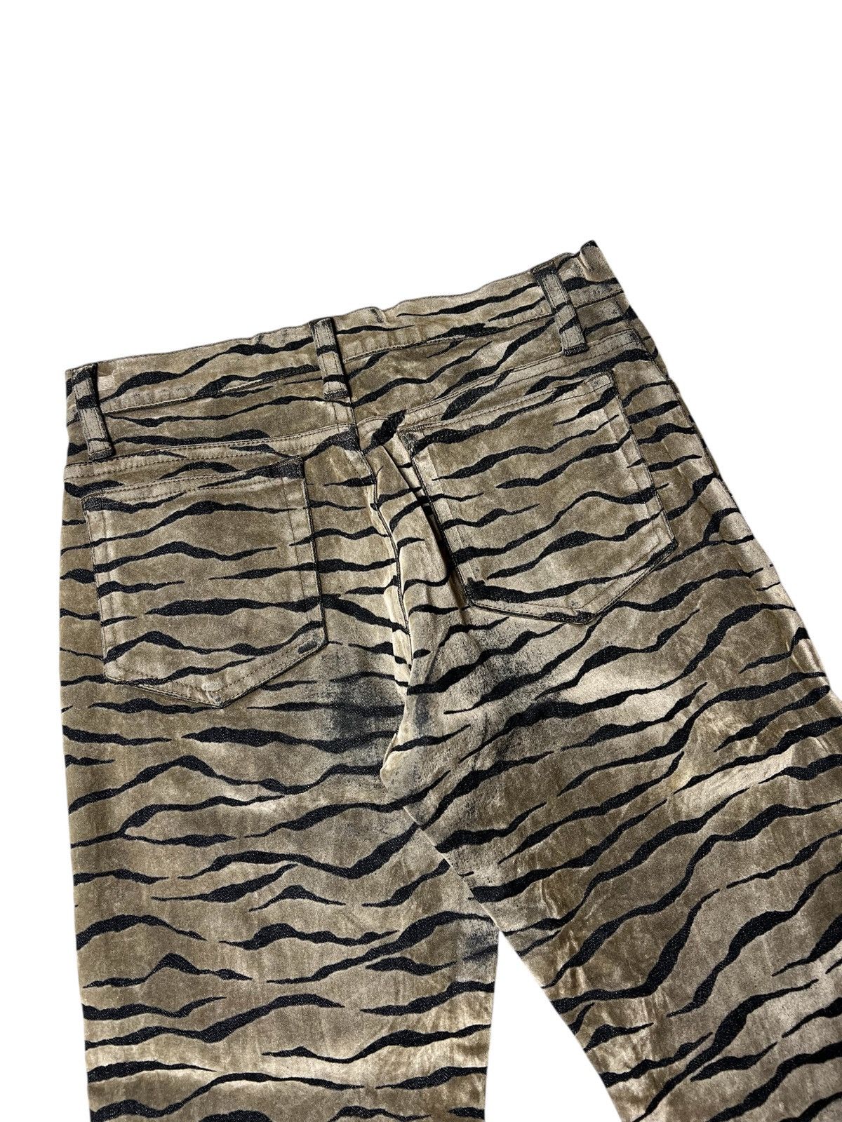 Japanese Brand Crazy Vintage Bison Zebra Claws Flared Pants Size US 28 / EU 44 - 10 Thumbnail