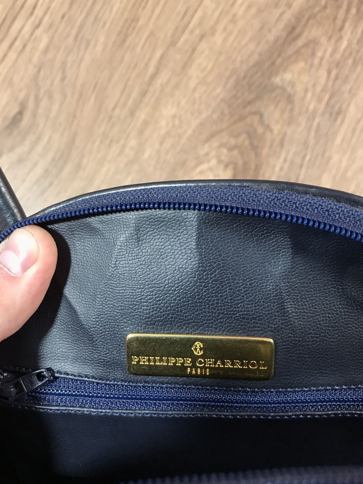 Vintage Philippe Charriol Vintage Leather Handbag France Size ONE SIZE - 13 Thumbnail
