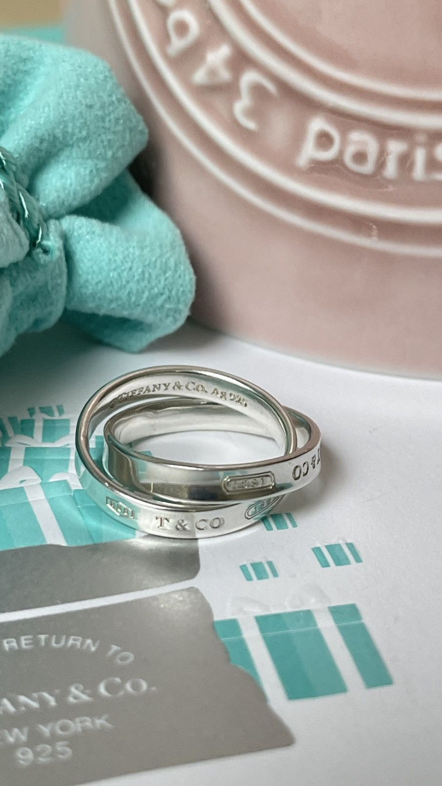 Tiffany & Co. Tiffany & Co. Tiffany 1837 Interlocking Ring Silver 5.5 NEW Size ONE SIZE - 6 Thumbnail