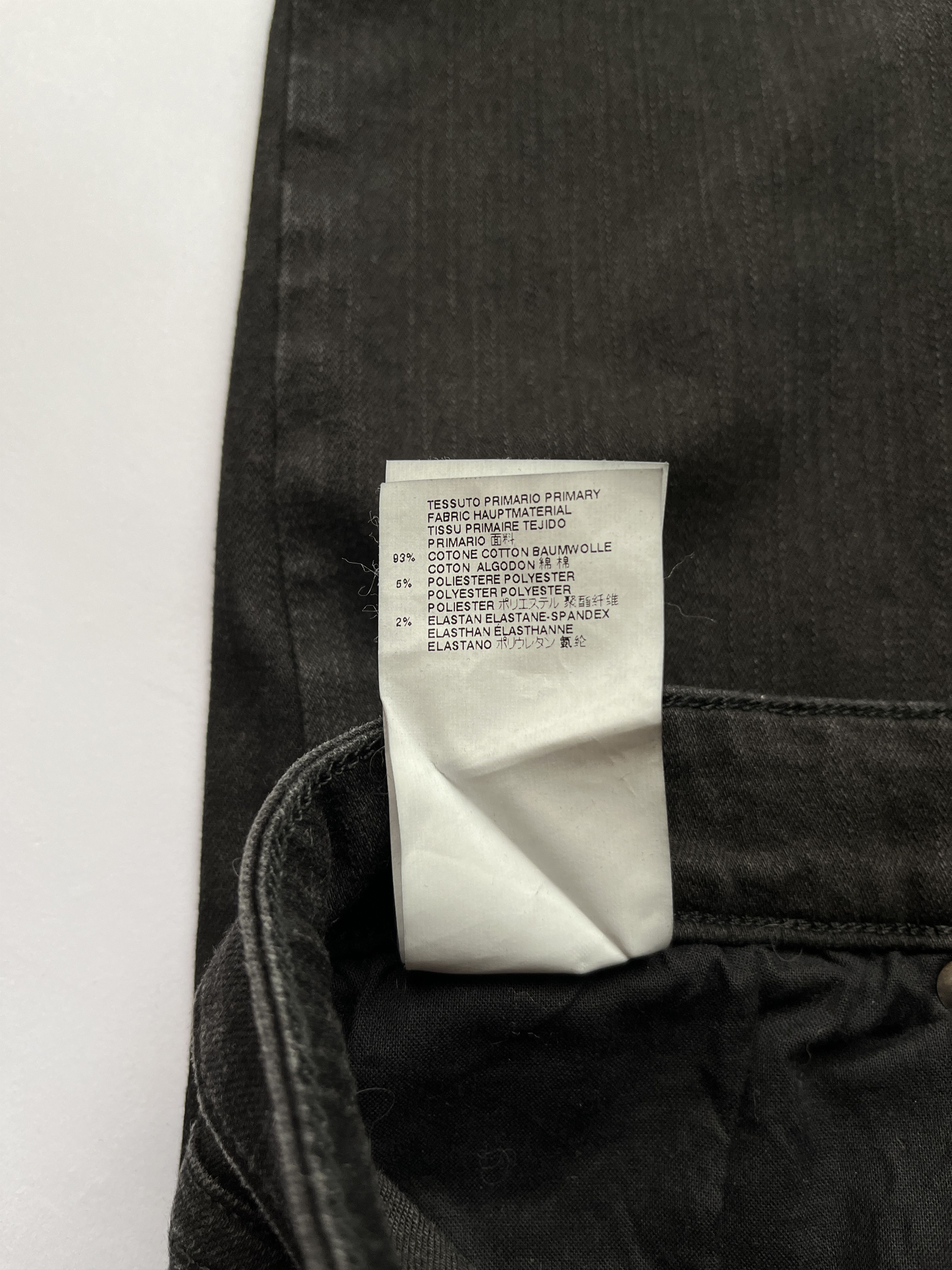 Maison Margiela ⚡️QUICK SALE⚡️2015 Margiela MM6 Black Skinny Denim Jeans Size 28" / US 6 / IT 42 - 6 Thumbnail