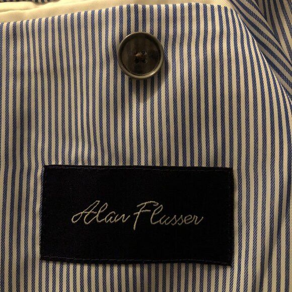 Alan Flusser ALAN FLUSSER MEN'S NEW COTTON SPORT COAT BLAZER JACKET 42S Size 42S - 5 Thumbnail