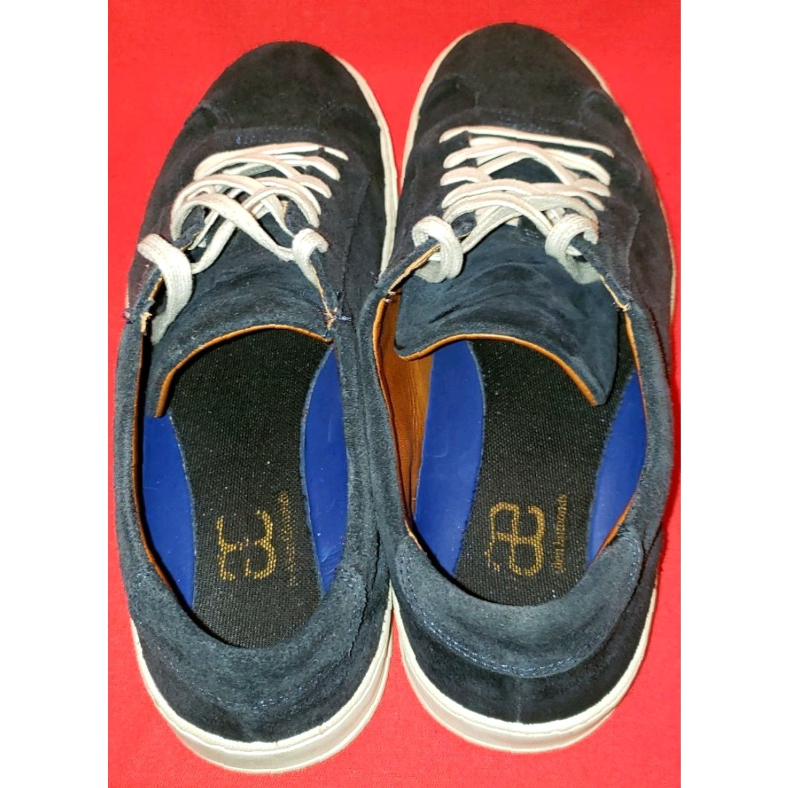 Allen Edmonds Allen Edmonds Men's Court Canal Suede Sneakers 10M Blue Model 3742 43869 Sneakers Casual Shoes Shoes Court Canal Suede Blue 10M Mens Size US 10 / EU 43 - 6 Thumbnail