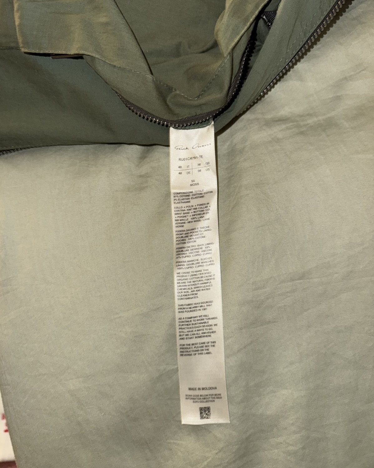 Rick Owens Rick Owens Bauhaus Flight Jacket Size US M / EU 48-50 / 2 - 6 Thumbnail