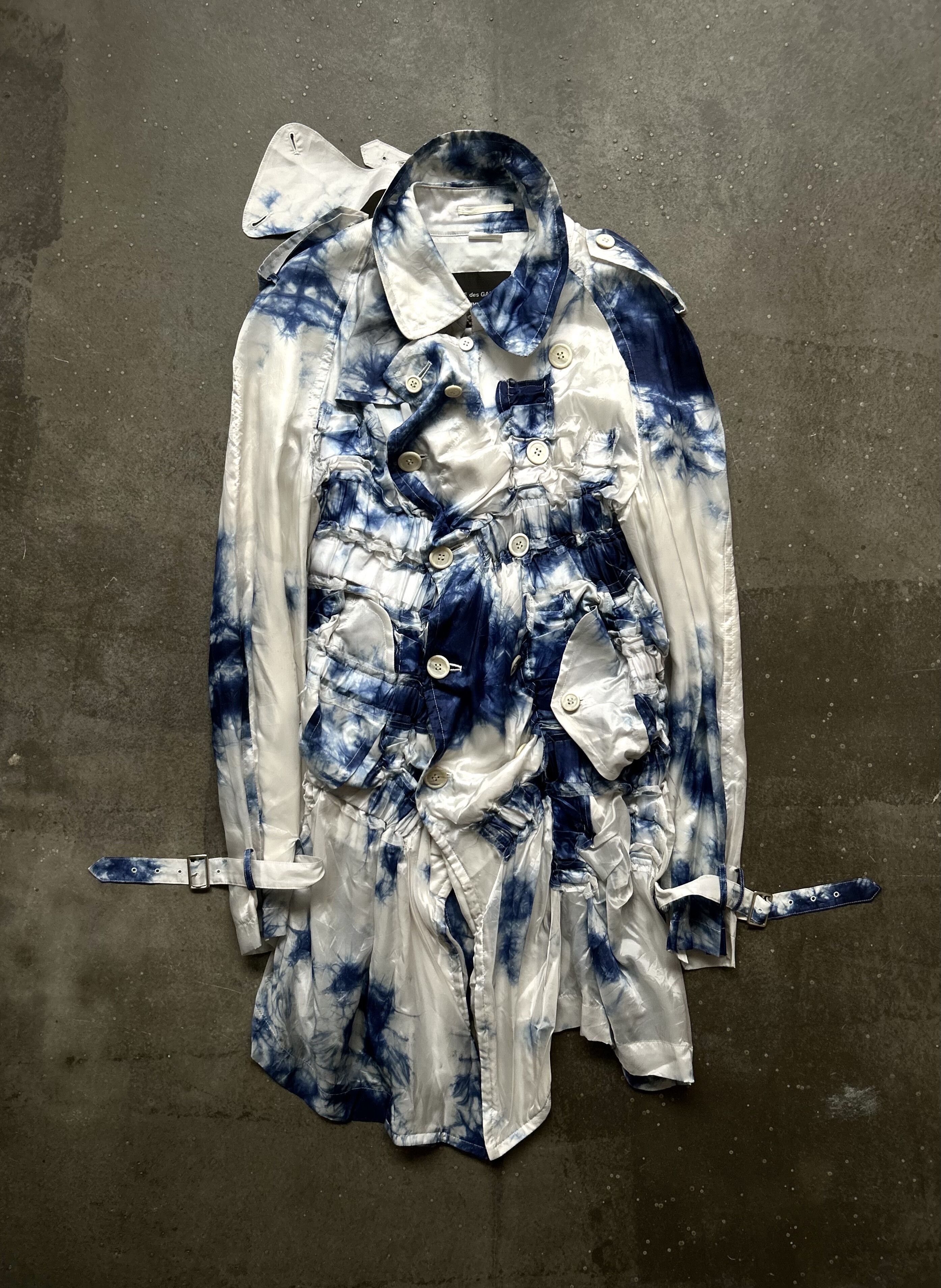 Comme des Garcons comme des garçons homme plus blue porcelain coat Size US M / EU 48-50 / 2 - 1 Thumbnail