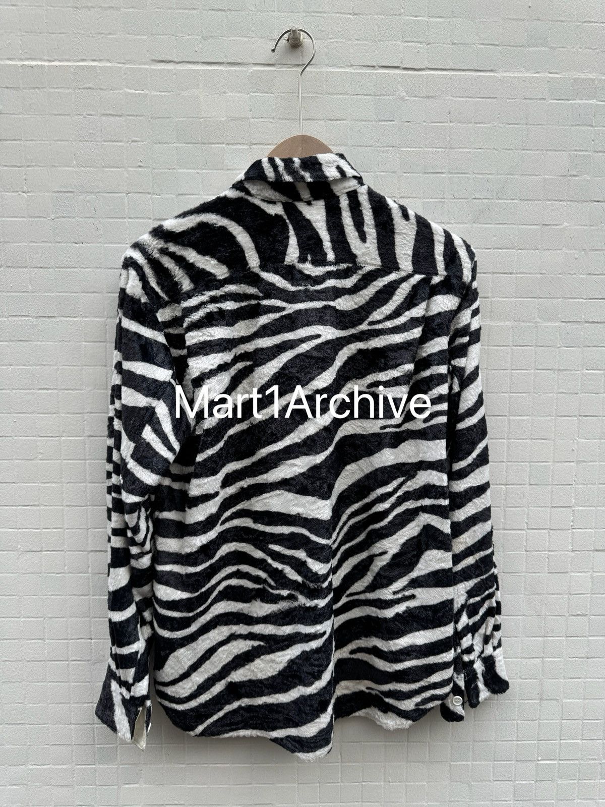 Comme des Garcons Comme des Garçons 15FW Homme Plus zebra shirt Size US S / EU 44-46 / 1 - 2 Thumbnail