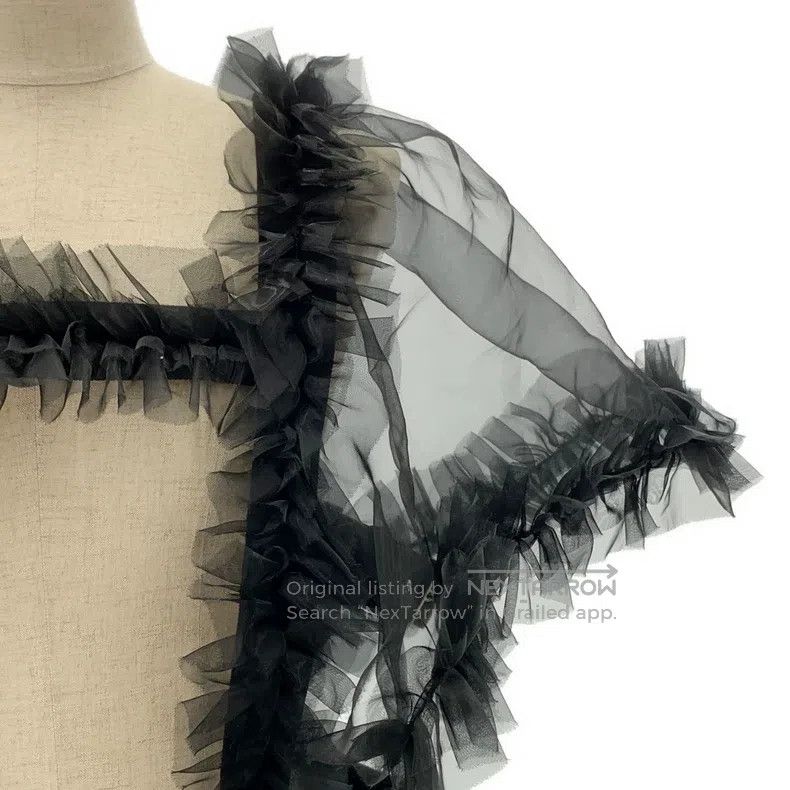 Comme des Garcons Comme Des Garcons Black Vintage Lace Design Top Size M / US 6-8 / IT 42-44 - 3 Thumbnail