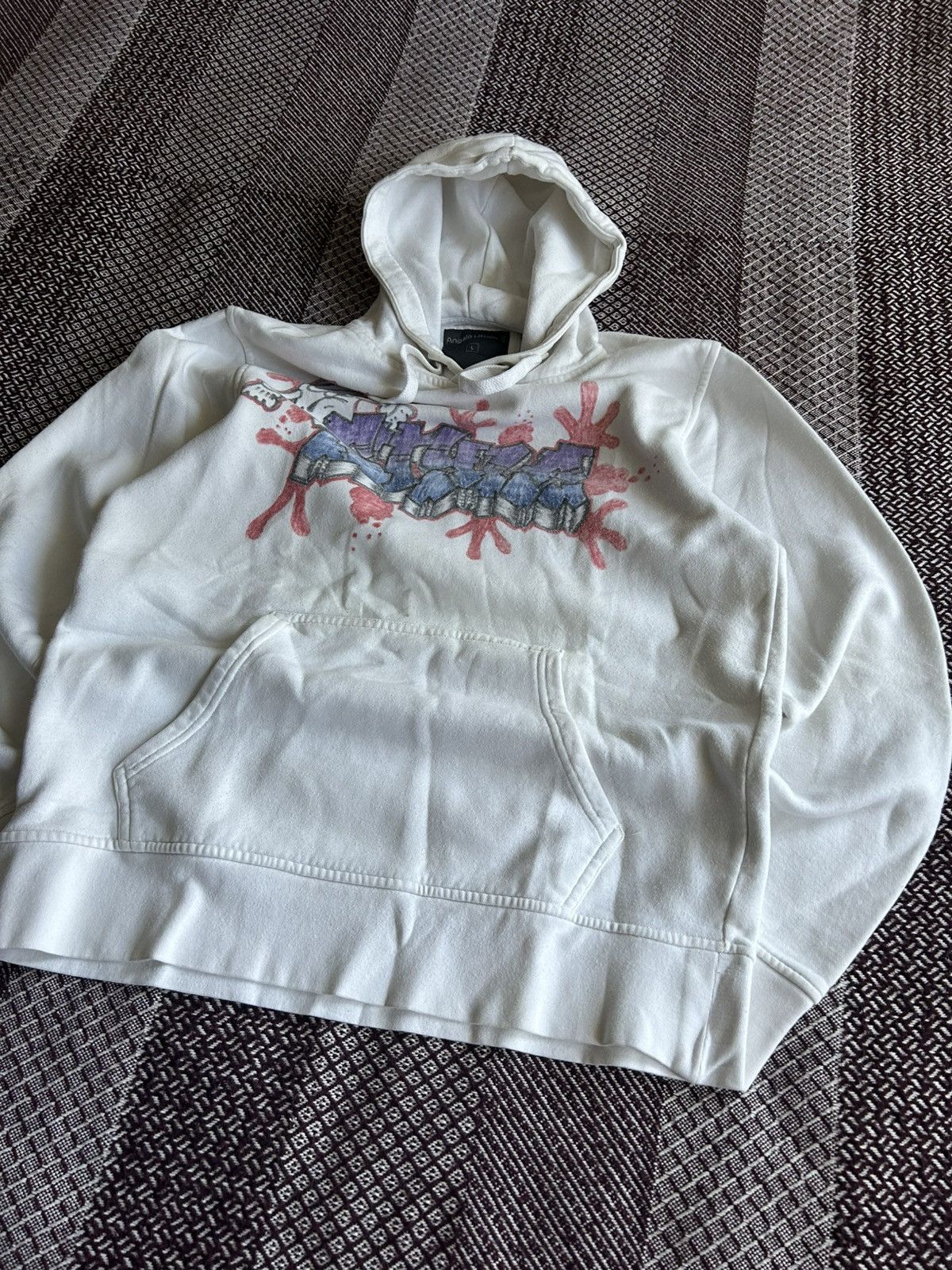 Angelo Litrico Vintage Angelo Litrico Graphic Hoodie Streetwear Style Sz L Size US L / EU 52-54 / 3 - 5 Thumbnail