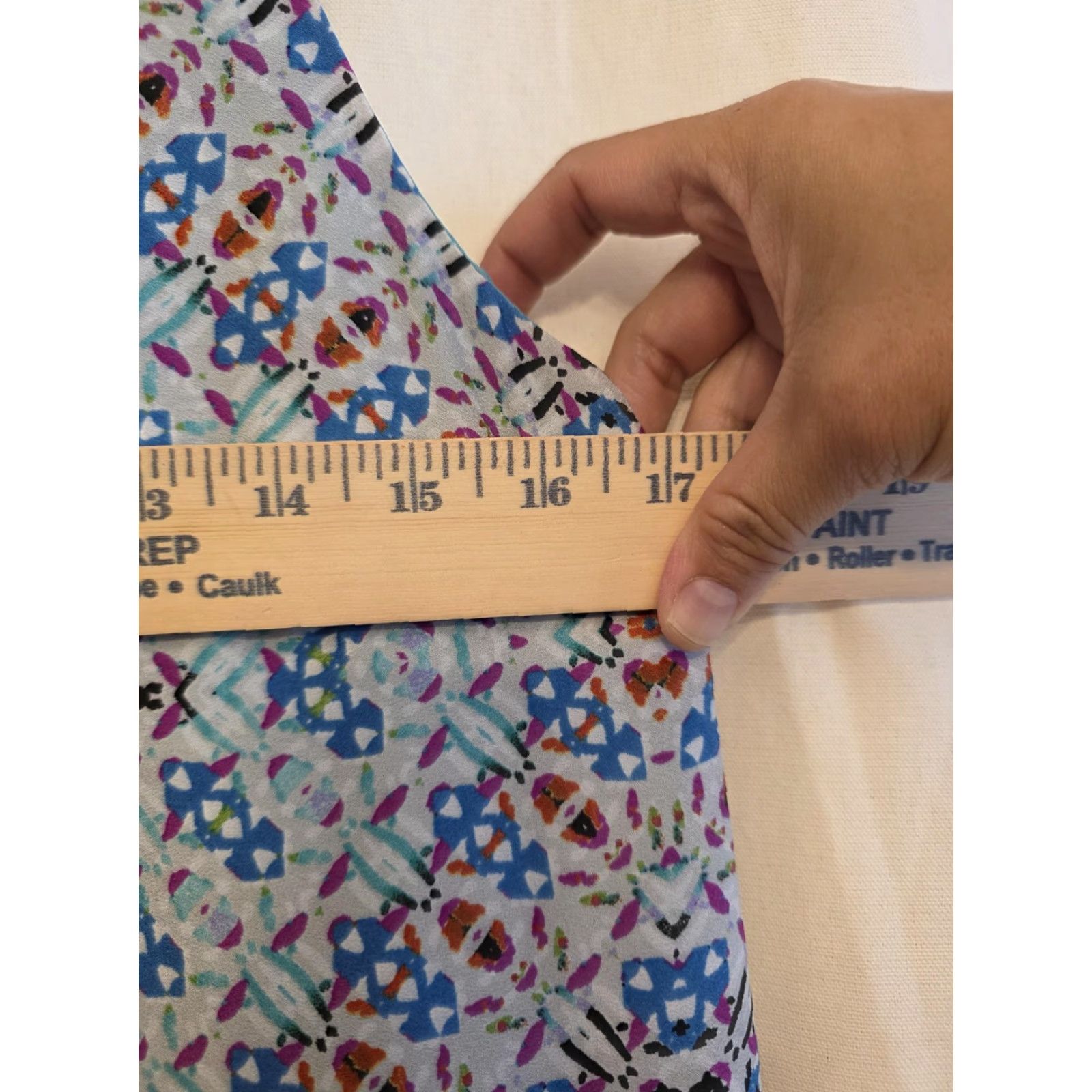 Vintage The Limited Dress Womens S Blue Geometric High Neck Sleeveless Midi Boho Size S / US 4 / IT 40 - 6 Thumbnail