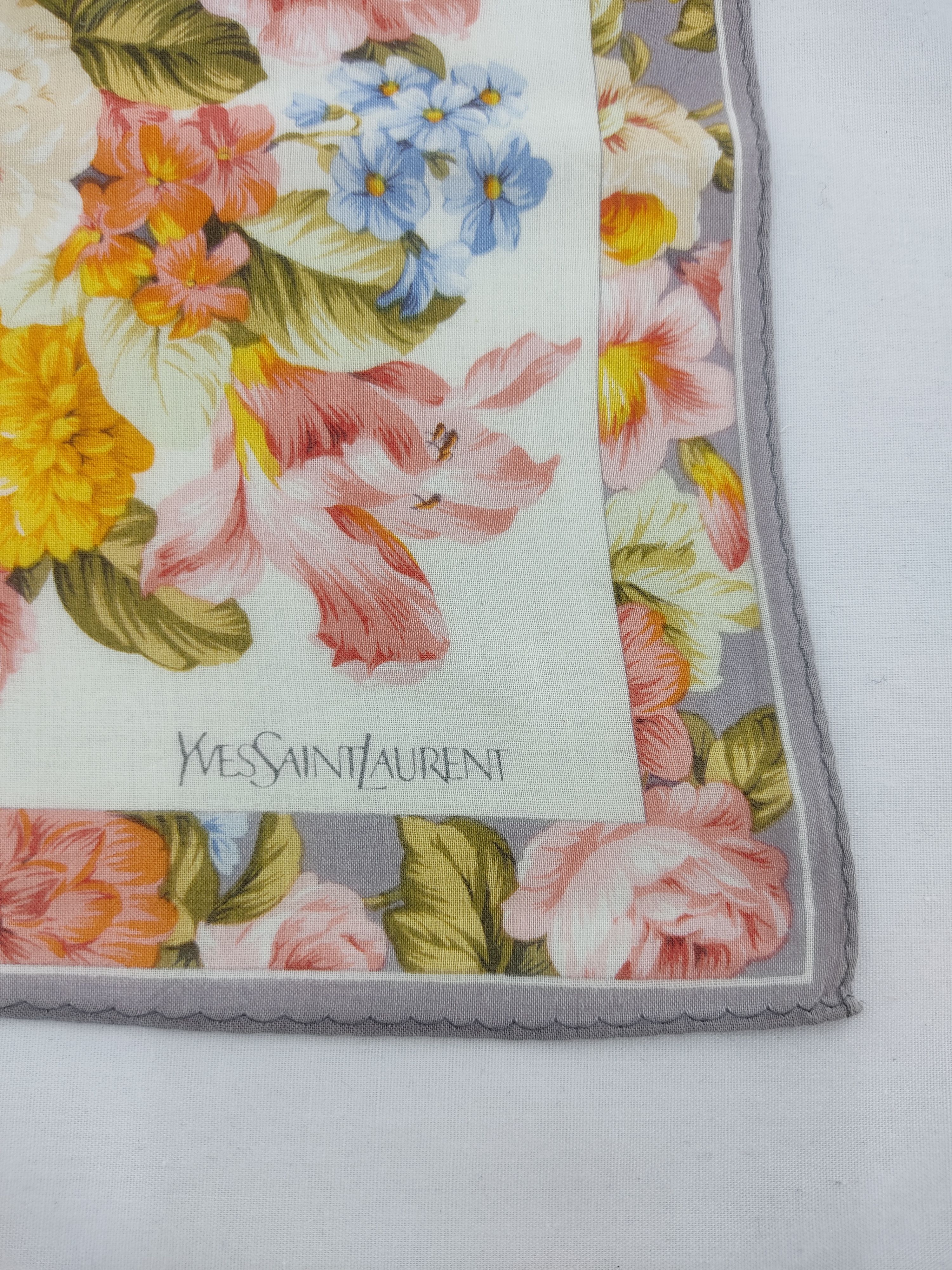 Vintage × Yves Saint Laurent Vintage Yves Saint Laurent Handkerchief / Neckwear / Bandana Size ONE SIZE - 5 Thumbnail