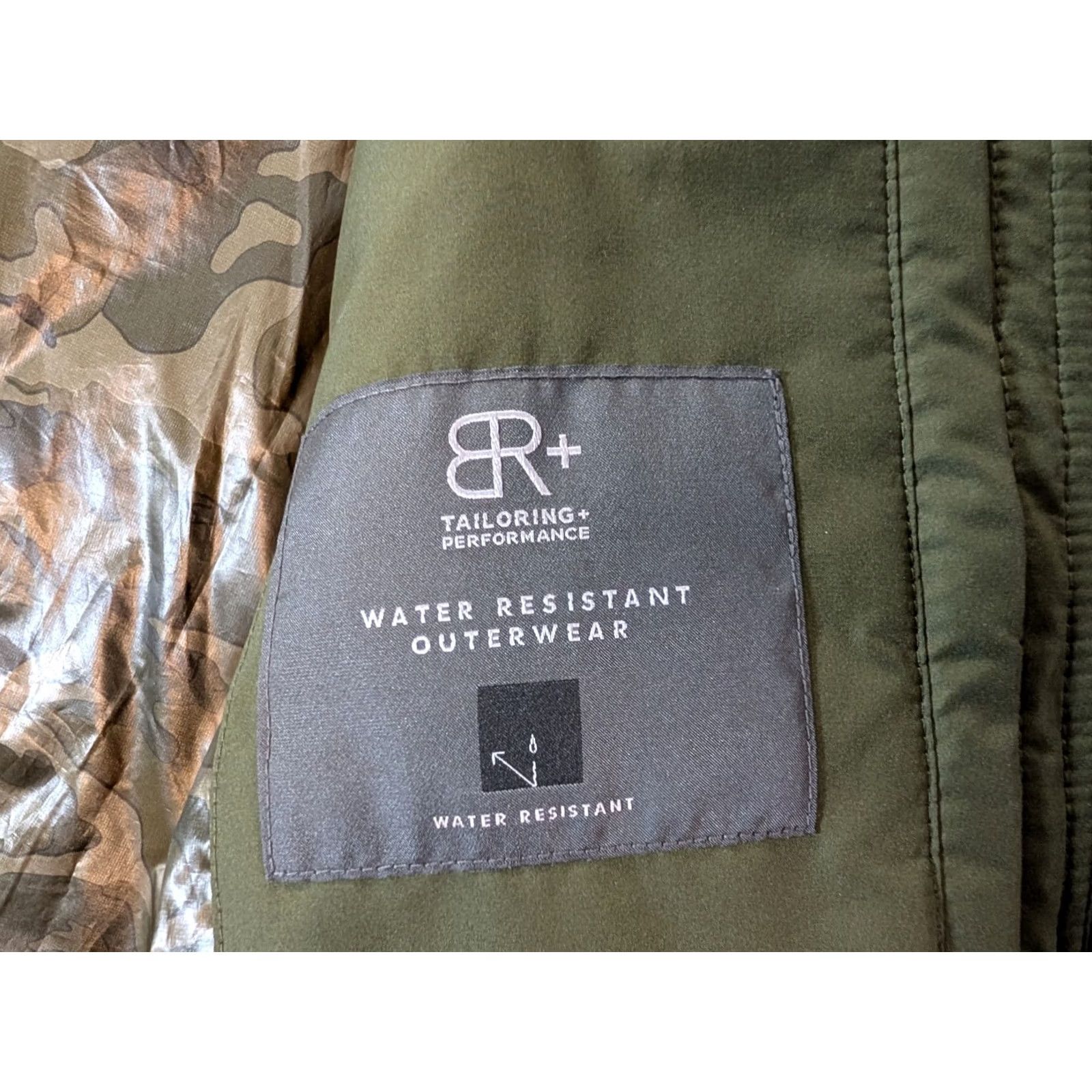 Banana Republic Banana Republic Bomber Jacket Quilted Water Resistant Green Men M Size US M / EU 48-50 / 2 - 6 Thumbnail