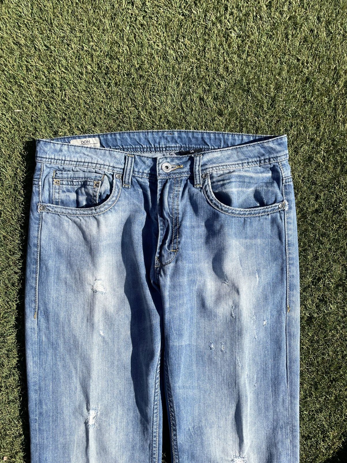 Buffalo David Bitton Buffalo David Bitton Jeans Mens Blue Light Wash 34 x 32 Size US 34 / EU 50 - 2 Thumbnail
