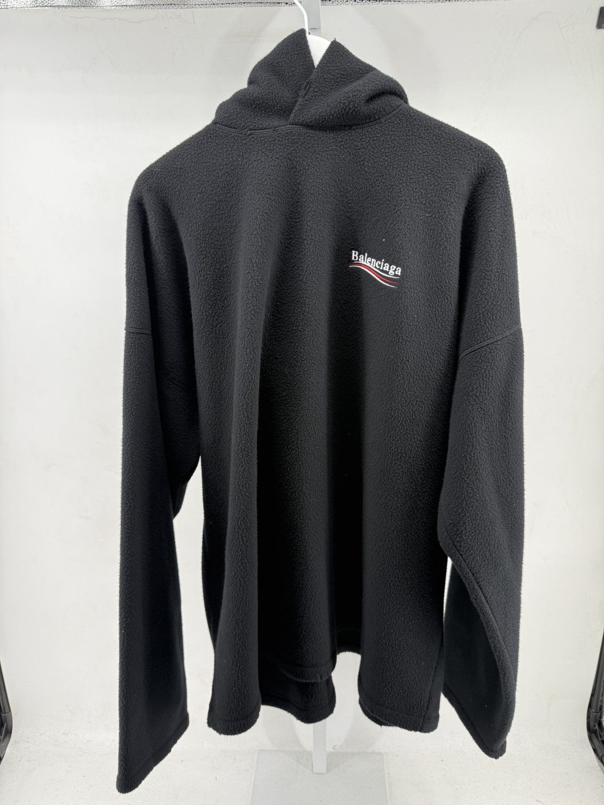 Balenciaga Balenciaga Fleece Campaign Hoodie in Black size Small Size US S / EU 44-46 / 1 - 3 Thumbnail