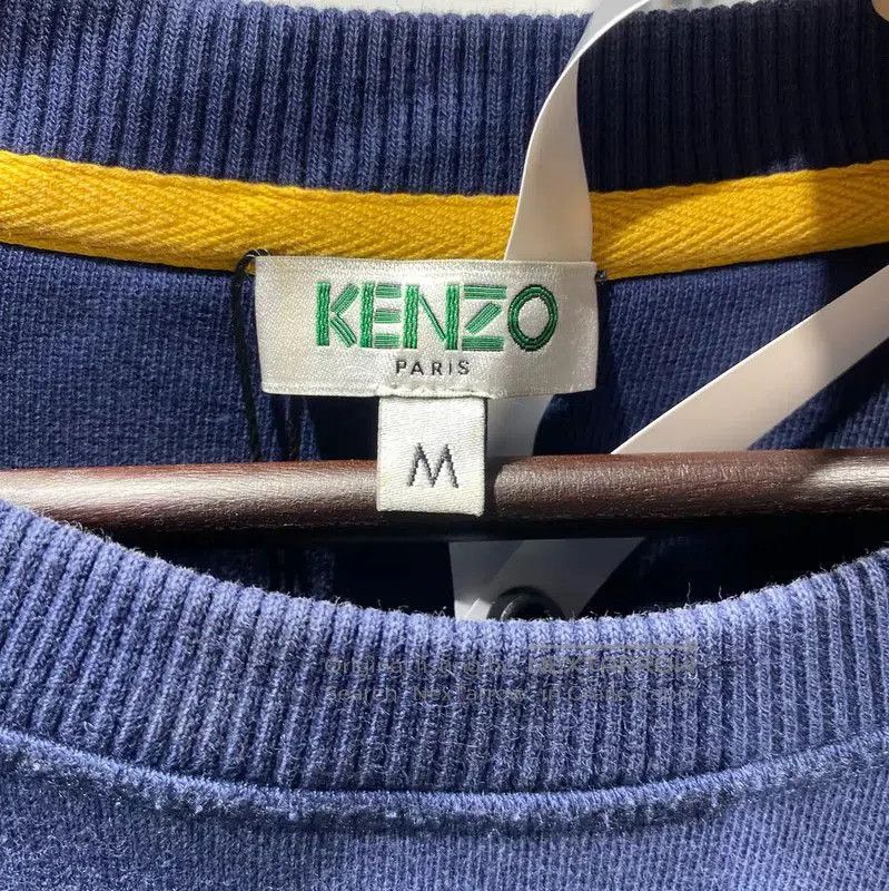 Kenzo Kenzo Blue Cotton Blend Men's Sweatshirt . Size US M / EU 48-50 / 2 - 3 Thumbnail