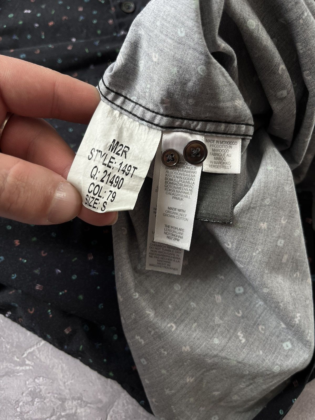 Paul Smith Paul Smith Tailored Fit Long Sleeve Shirt Button Up Black Size US S / EU 44-46 / 1 - 5 Thumbnail