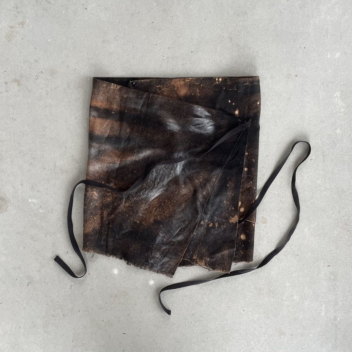 image of If Six Was Nine x Le Grande Bleu L G B Burned Ashes Wrap Skirt in Brown, Women's (Size 24)