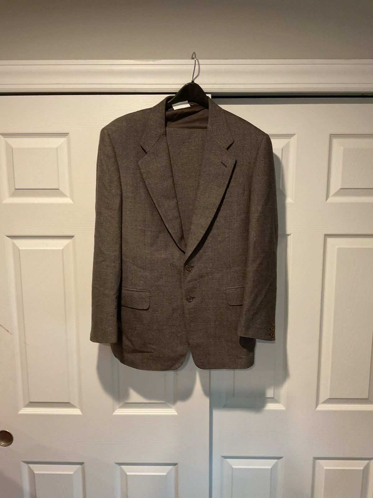 Canali Men’s Gray Tweed 2-pc Suit Jacket Sport Coat Pants